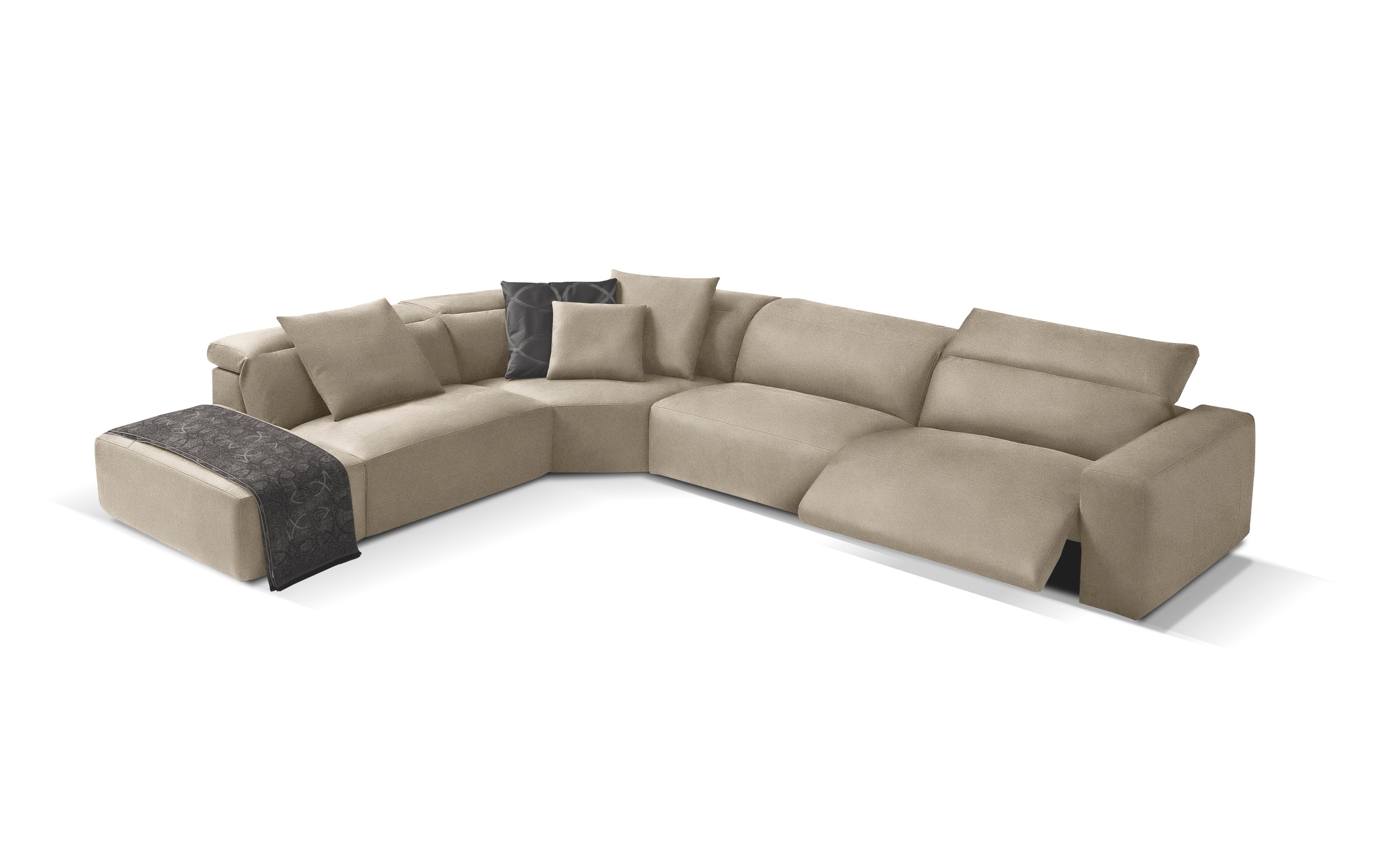 Egoitaliano Ecksofa »Beverly, extravangantes Designsofa mit erstklassigem S günstig online kaufen