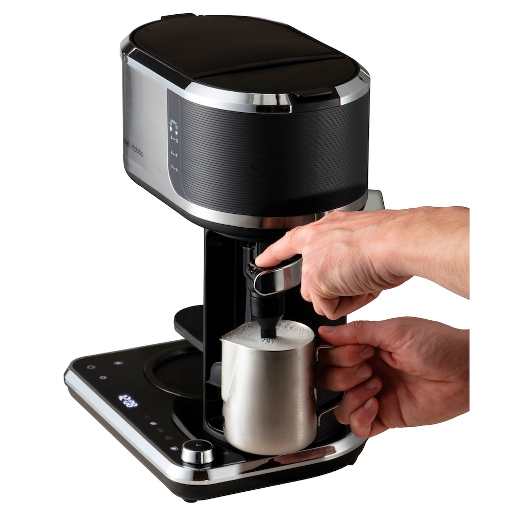 RUSSELL HOBBS Filterkaffeemaschine »Attentiv 26230-56 Coffee Bar«, 1,25 l Kaffeekanne, Papierfilter, 1x4