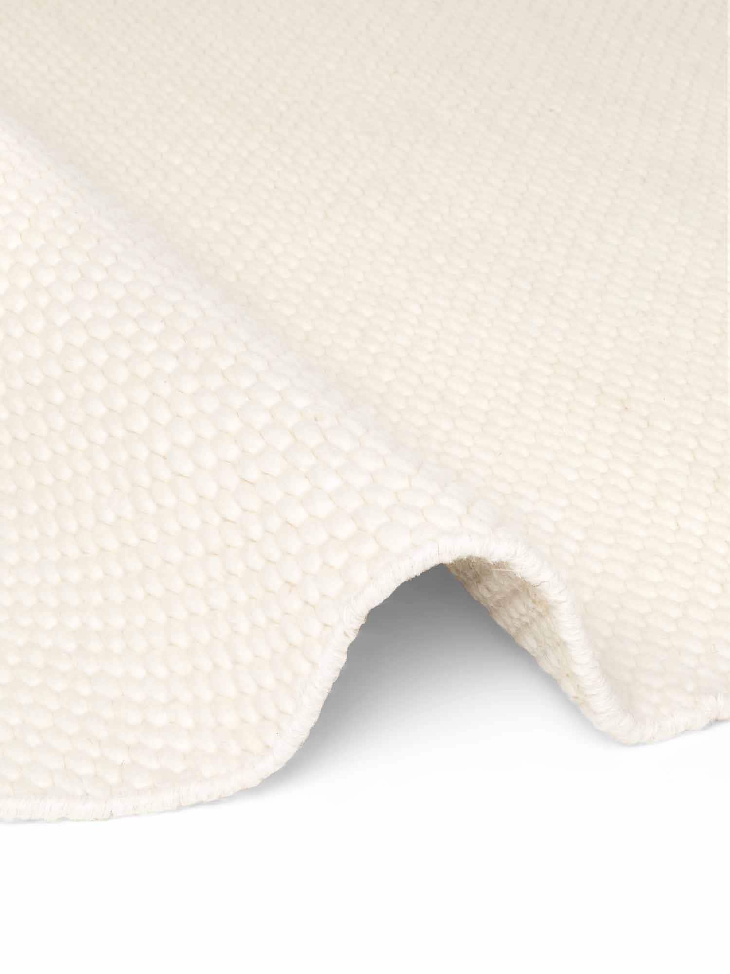 ELLE DECORATION »Beans« rund 10 mm Höhe Handweb Teppich Wolle, Rund, Perlenstruktur, Wohnzimmer, Schlafzimmer