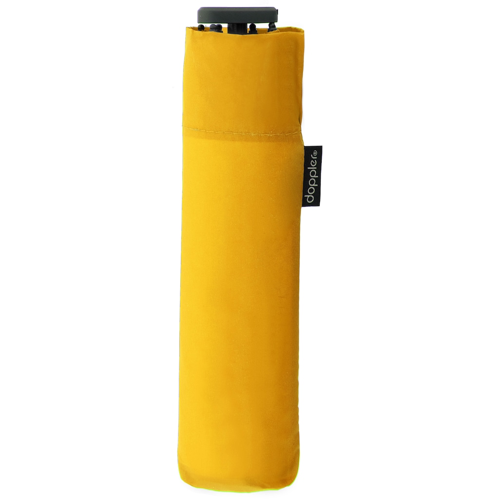 doppler® Taschenregenschirm »Zero 99 flat uni, Shiny Yellow«
