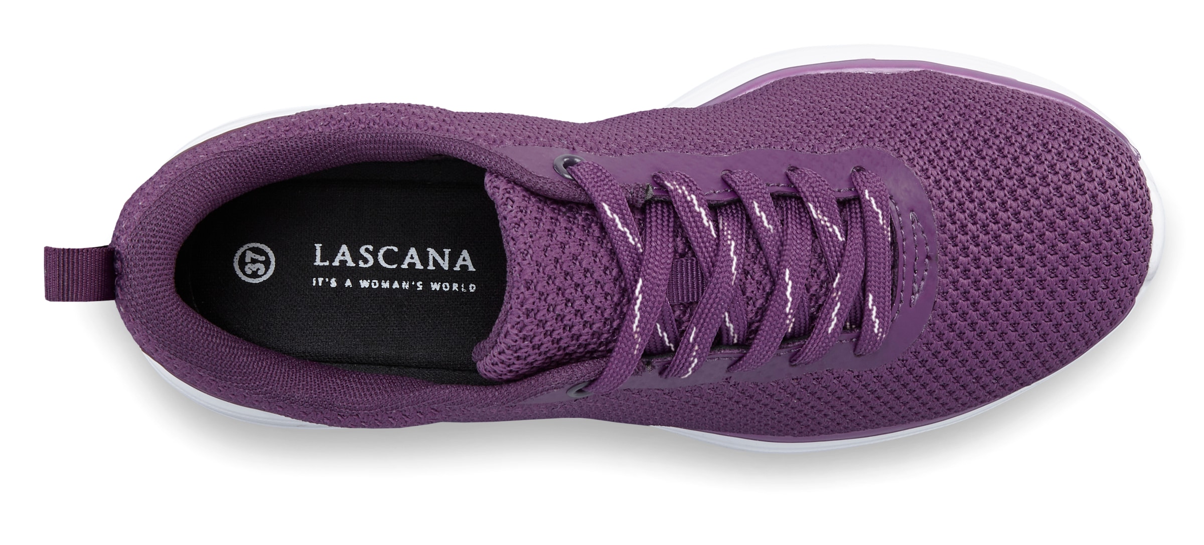 LASCANA Sneaker, Schnürhalbschuh, Halbschuh, Freizeitschuh ultraleicht VEGAN