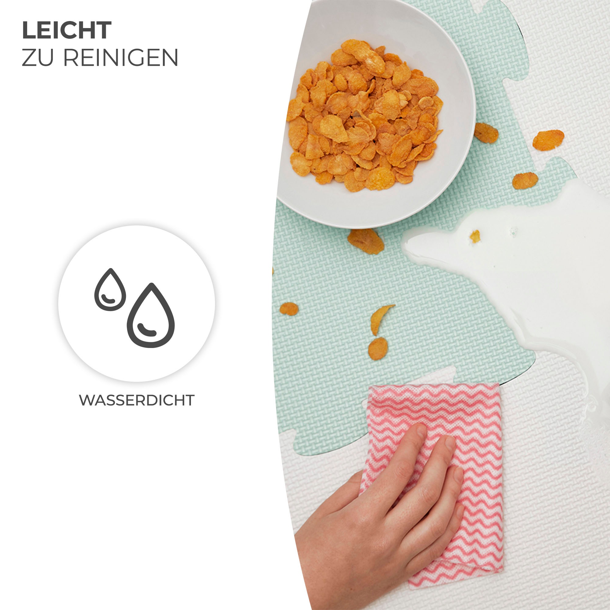 Kinderkraft Spielmatte »Schaumstoff-Puzzlematte LUNO SHAPES«