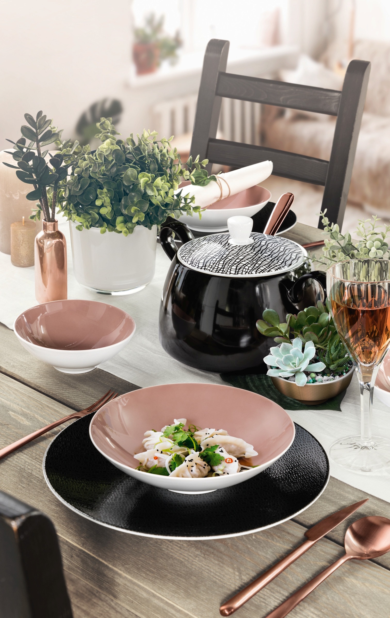 Seltmann Weiden Pastateller »Life Fashion«, (1 St.), Pasta-/Suppenteller 23 cm