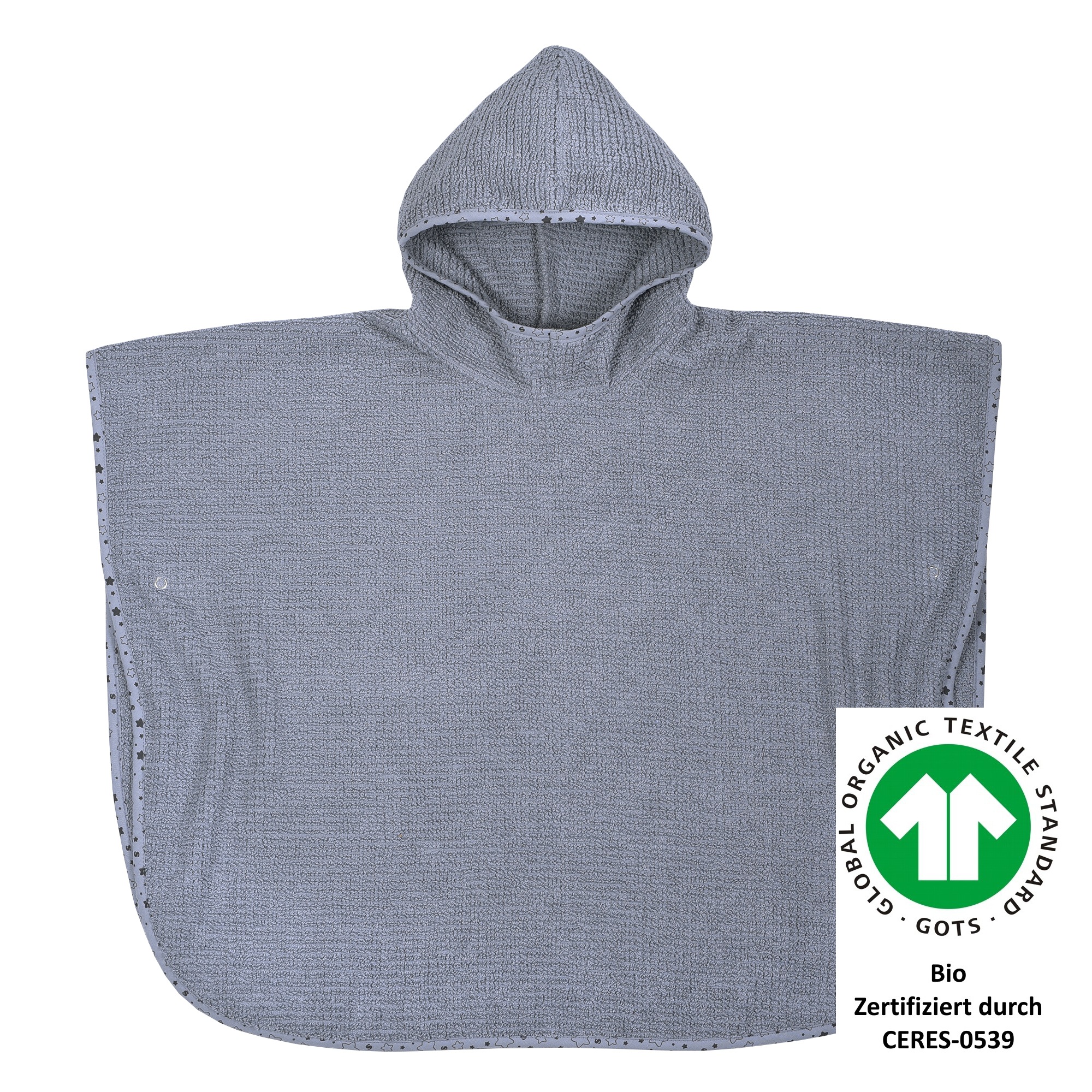 Wörner Badeponcho »at home« Biobaumwolle, maschinenwaschbar, trocknergeeignet