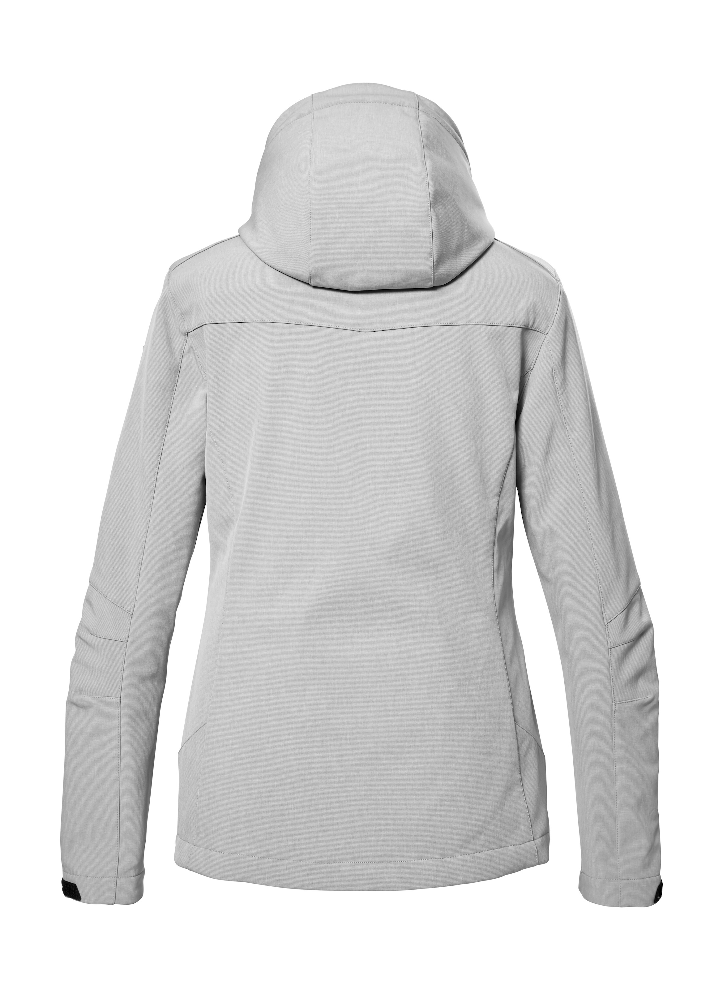 Killtec Softshelljacke »Damen Softshelljacke«, Wasserabweisende, winddichte Softshelljacke mit abnehmbarer Kapuze