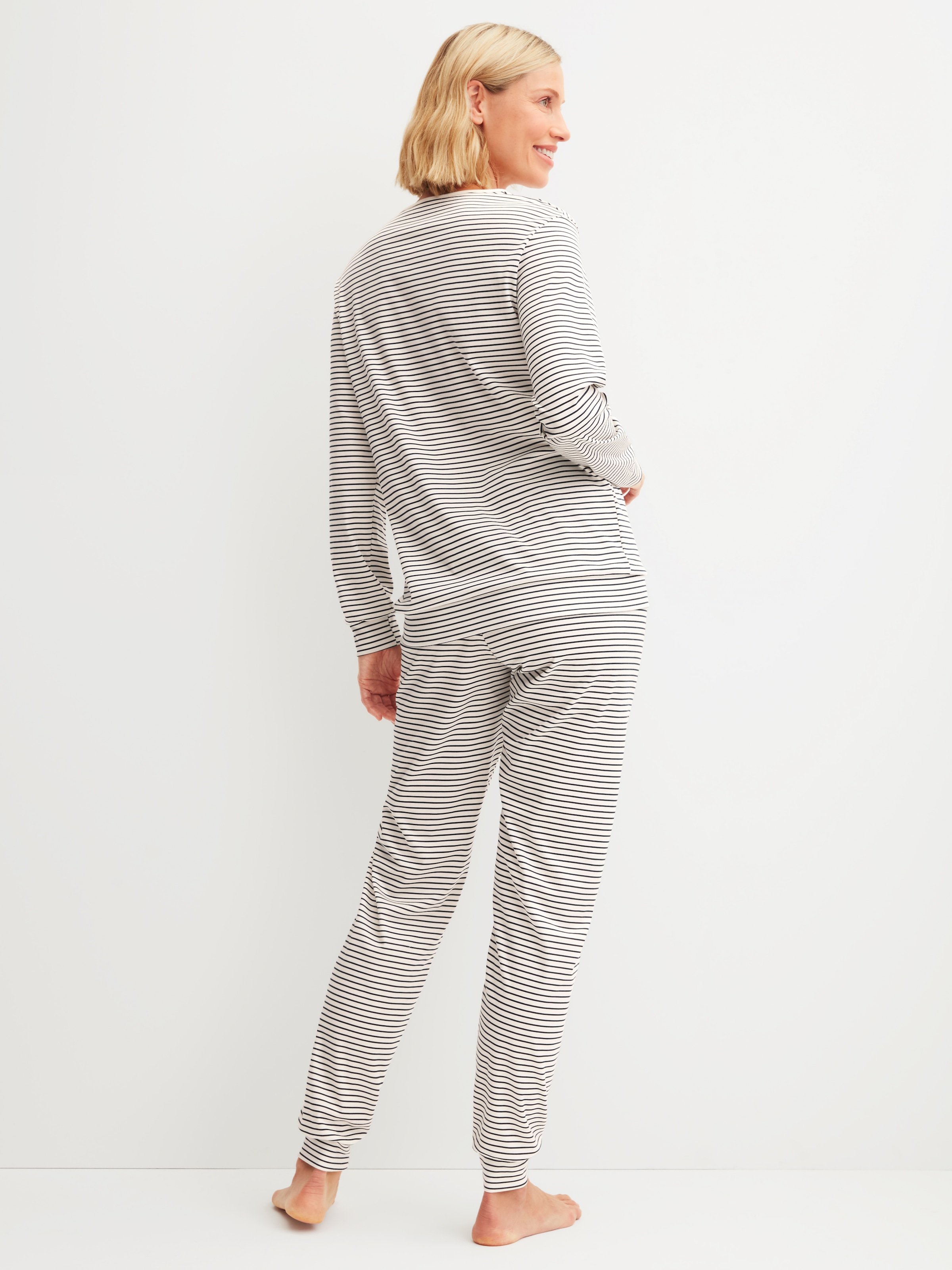 CALIDA Schlafanzug »Sweet Dreams« 2 tlg. Langarm, Rundhals, Interlock-Qualität, weich, bequem