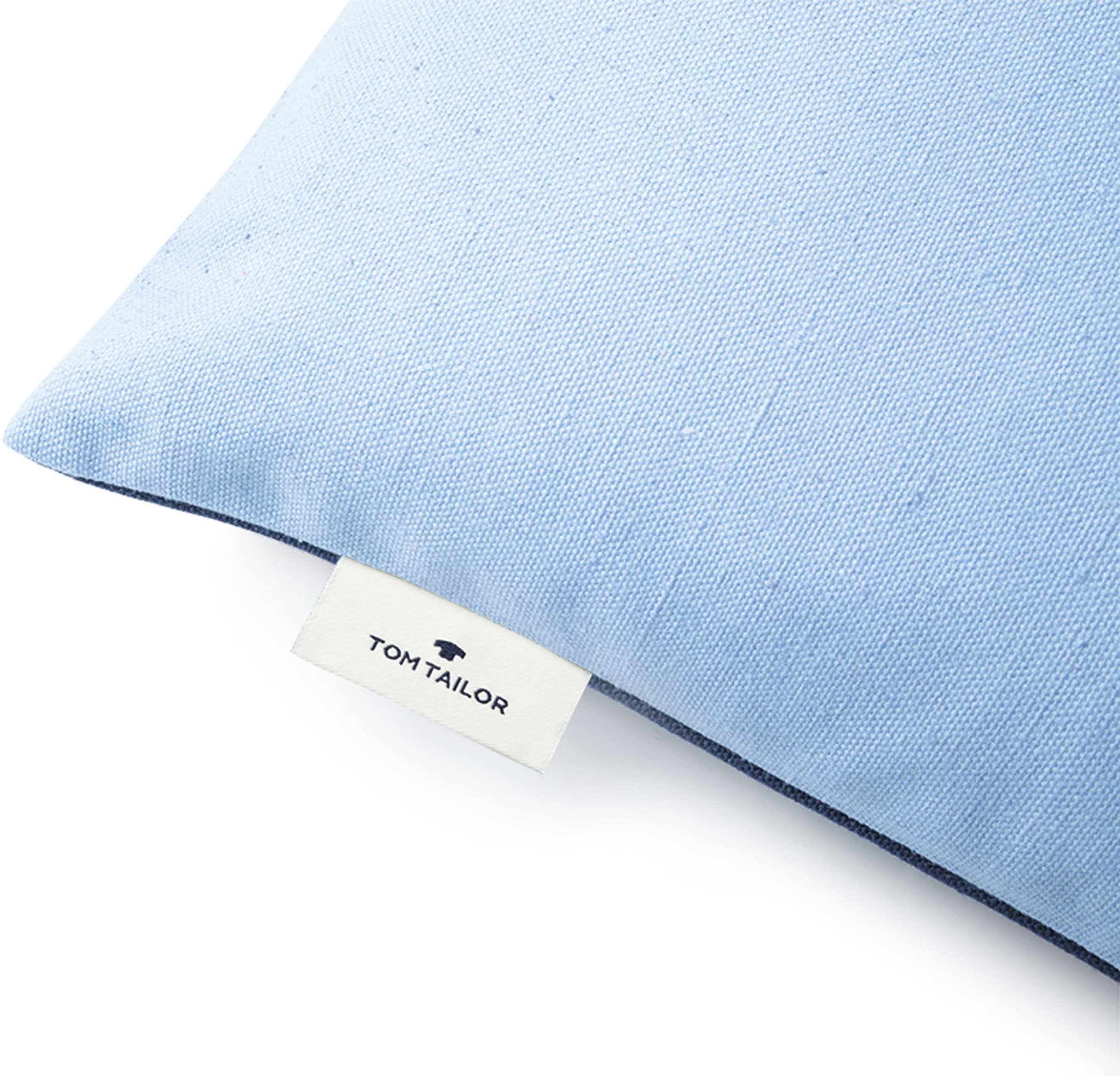 TOM TAILOR HOME Dekokissen »Dove Signature«, mit Paspel, Kissenhülle ohne Füllung, 1 Stück