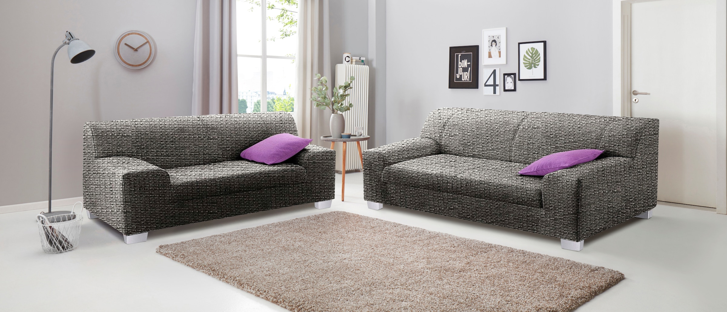 DOMO collection Polstergarnitur »Amando zeitlos und modern, komfortabel« Sp günstig online kaufen
