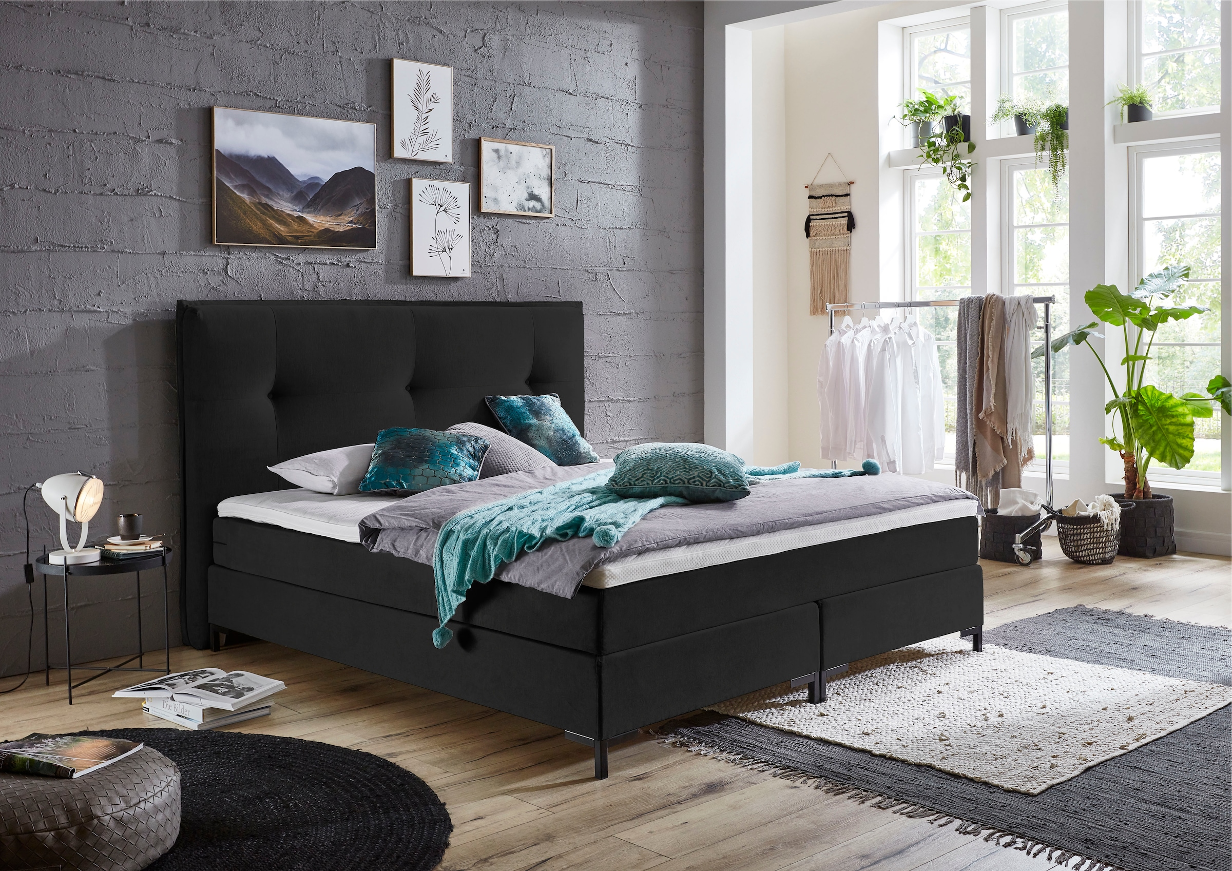 ATLANTIC home collection Boxspringbett "Romy" günstig online kaufen