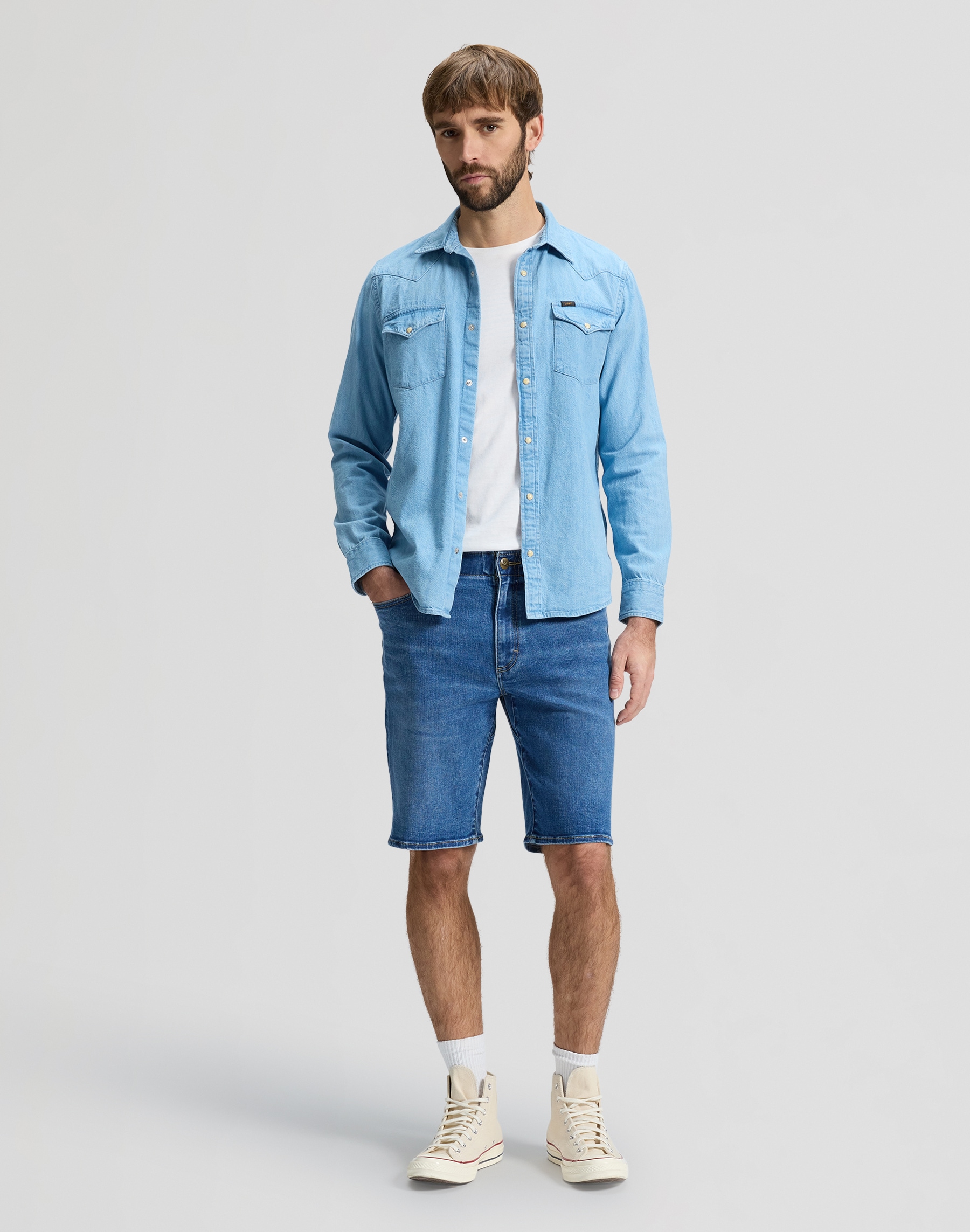 Lee® Jeansshorts »XM 5 POCKET« Sommerhose Extreme Motion Denim