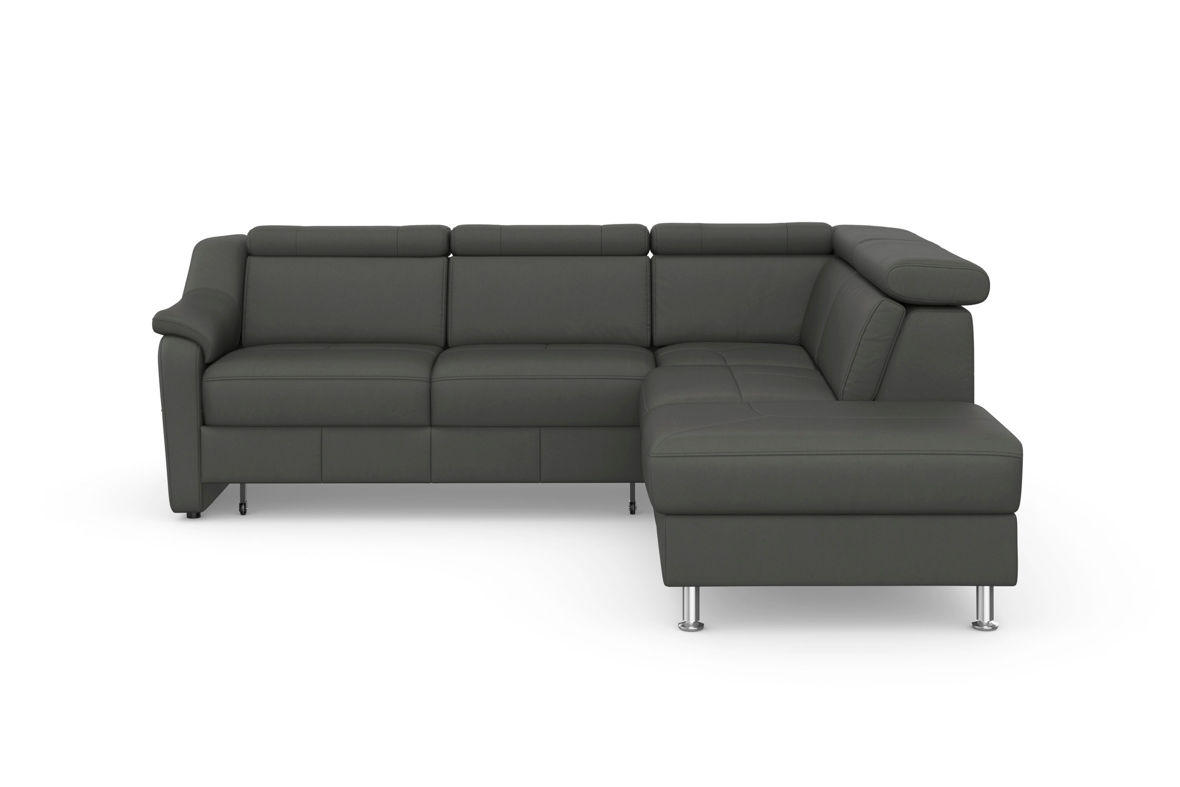 sit&more Ecksofa »Freetown L-Form«, inklusive Kopfteilverstellung und komfortablem Federkern