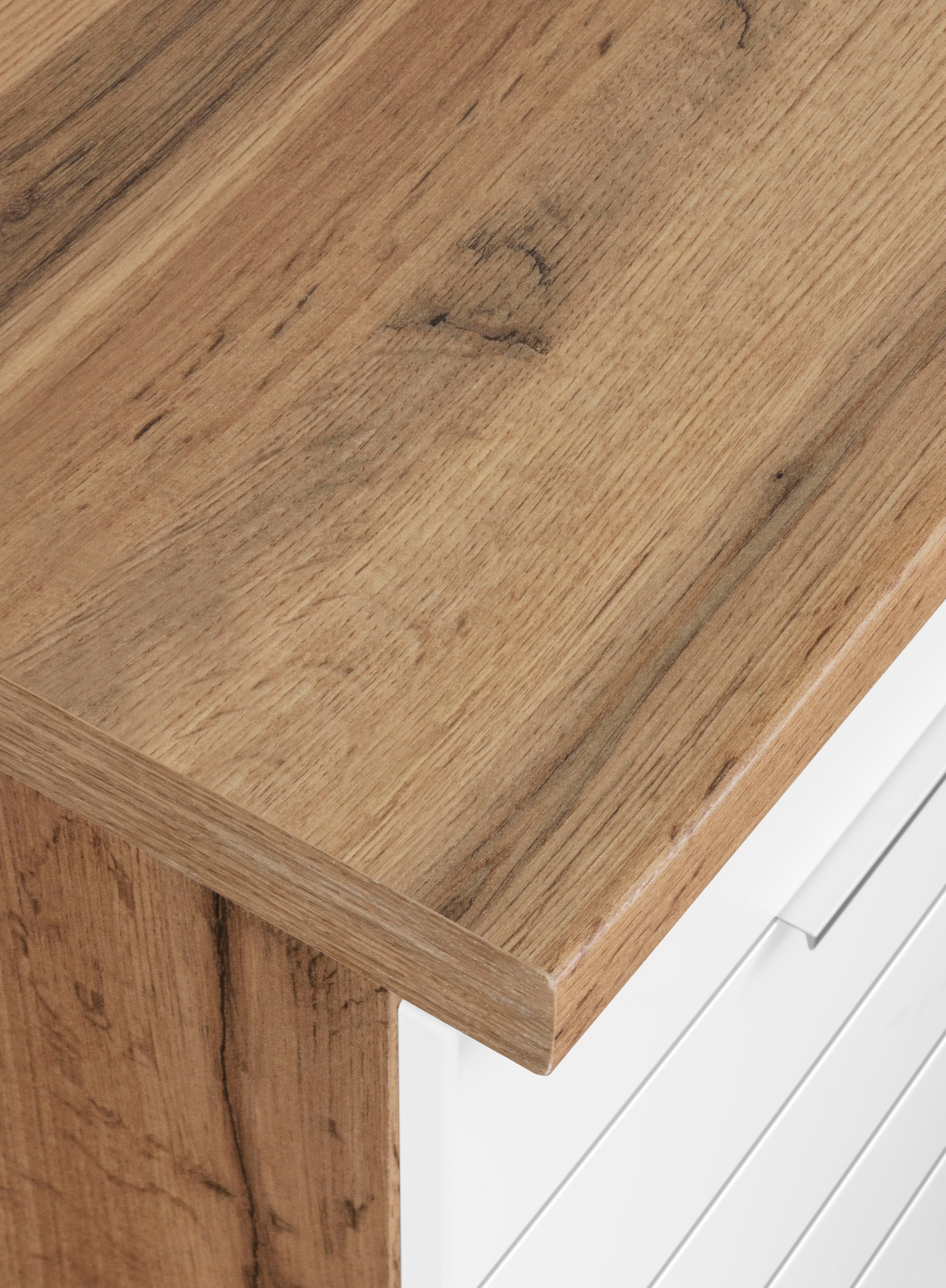 KOCHSTATION Winkelküche »KS-Luhe«, Stellbreite 240x330 cm, wahlweise mit oder ohne E-Geräten, MDF-Fronten
