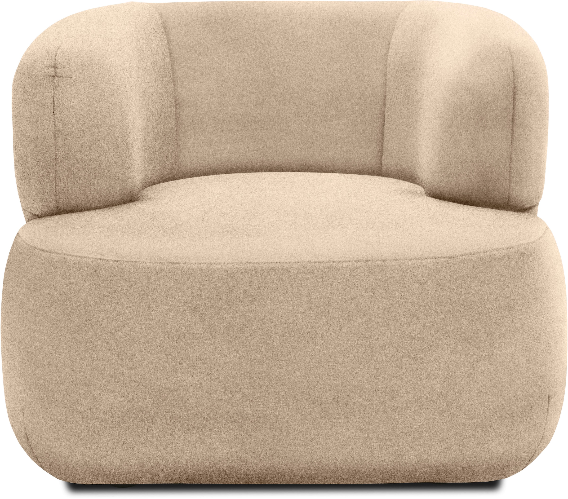 DOMO collection Sessel »800012 Designsessel, komfortabel und elegant, organische Formensprache«, formschöner Polstersessel zum Relaxen und Entspannen
