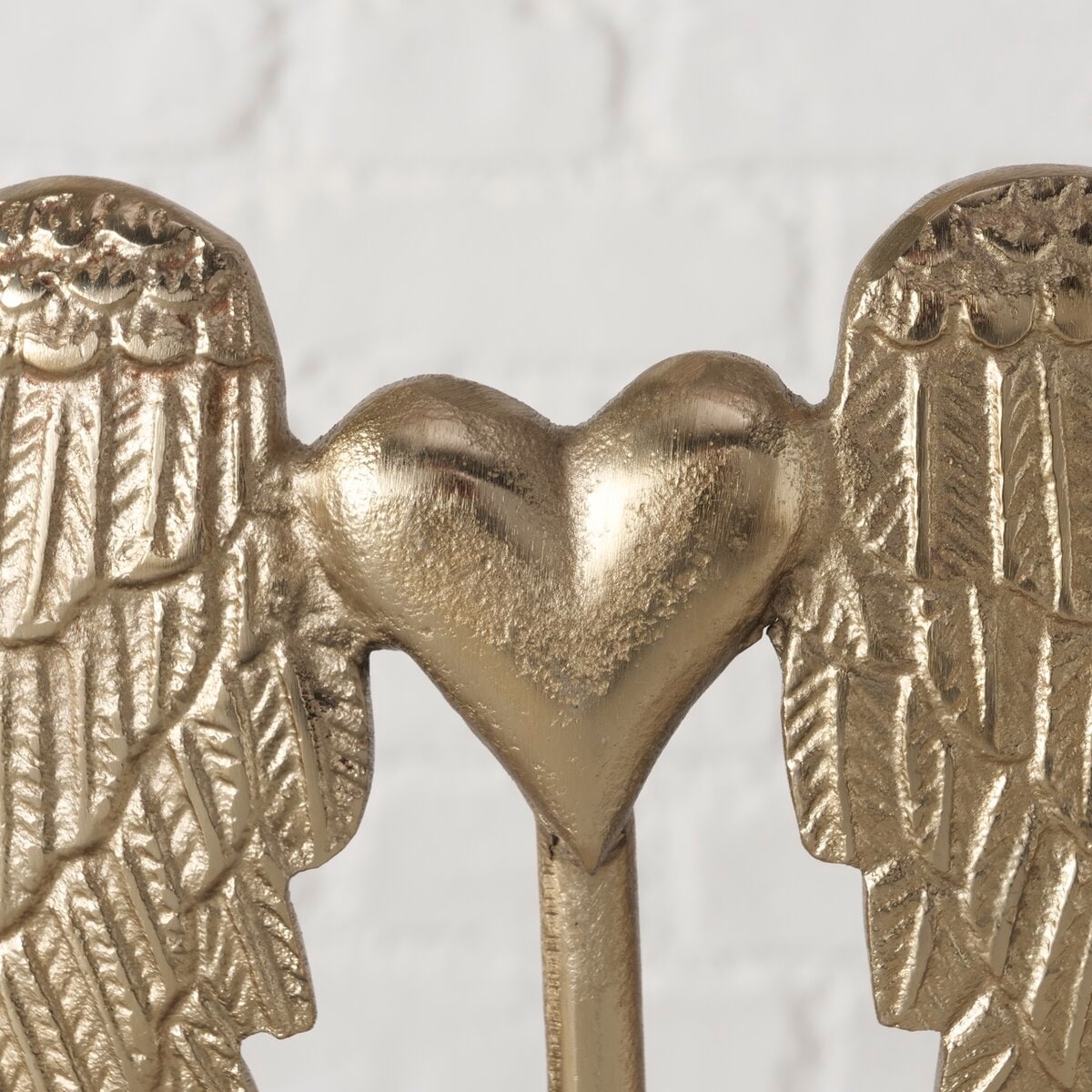 OTTO home Dekoobjekt »Lovangel Gold« Ausdrucksstarke Herz- und Engelsflügel-Form, Höhe 33,5 cm