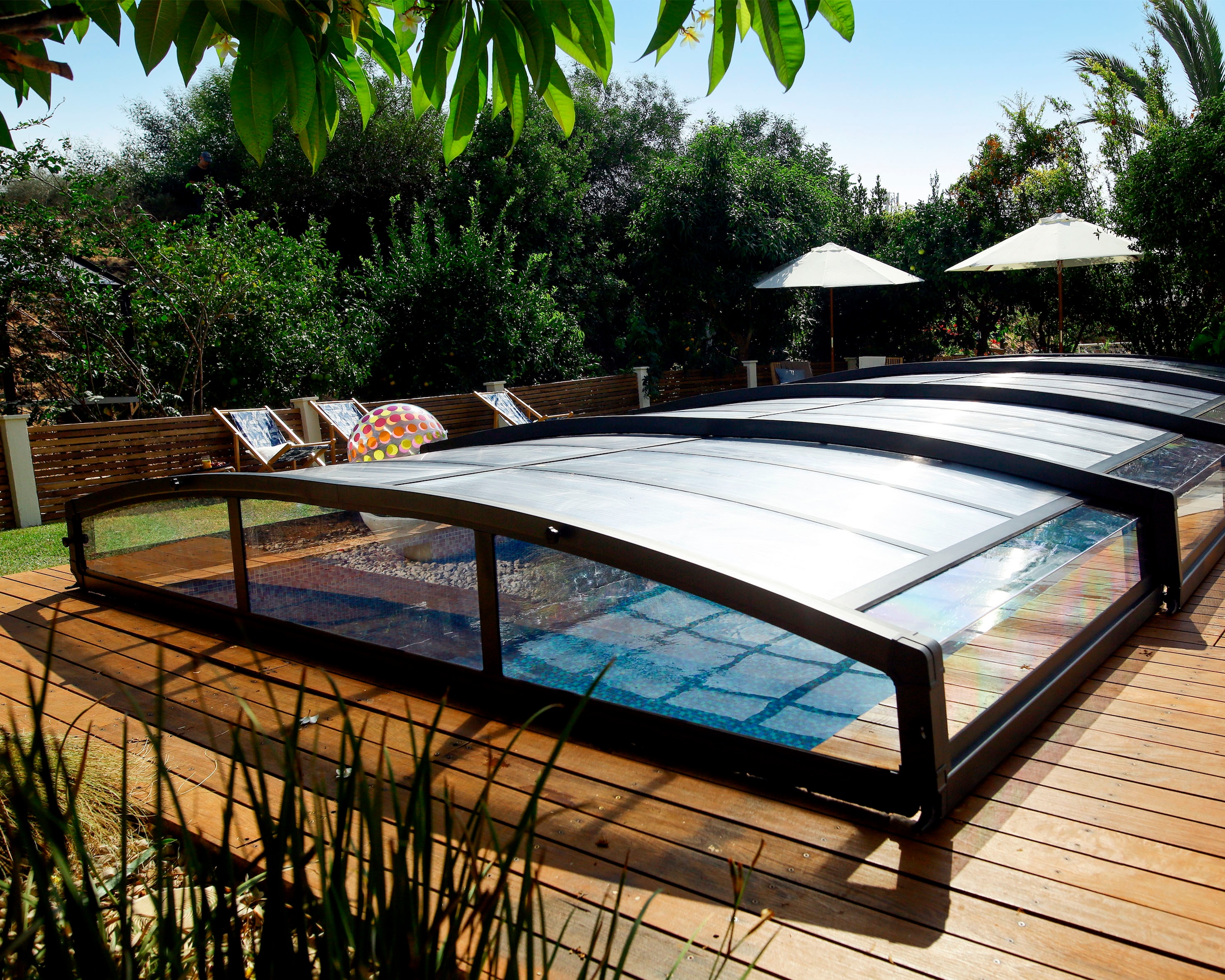 Palram - Canopia Poolverdeck »Palram - Canopia Poolüberdachung Majorca« für rechteckige Pools bis zu 8 x 4 m geeignet