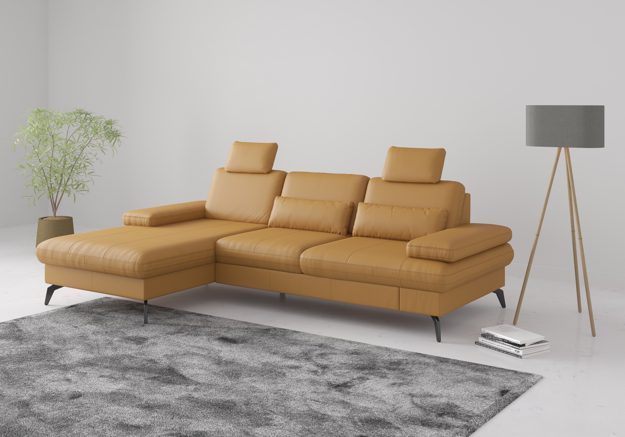sit&more Ecksofa »Morris L-Form, inkl. Sitztiefenverstellung« wahlweise mit günstig online kaufen