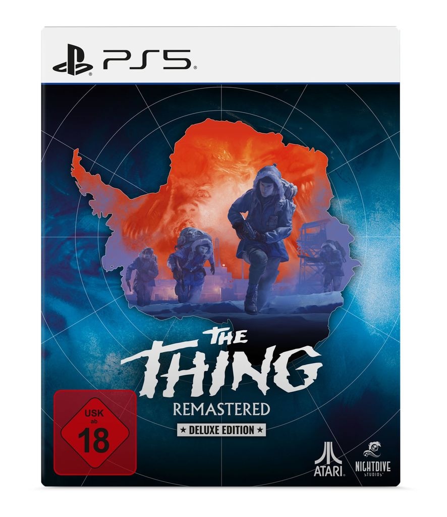 ATARI Spielesoftware »The Thing: Remastered - Deluxe Edition«, PlayStation 5, Sammlerbox mit exklusiven Inhalten u.a. Steelbook und 2 Aufnähpatches