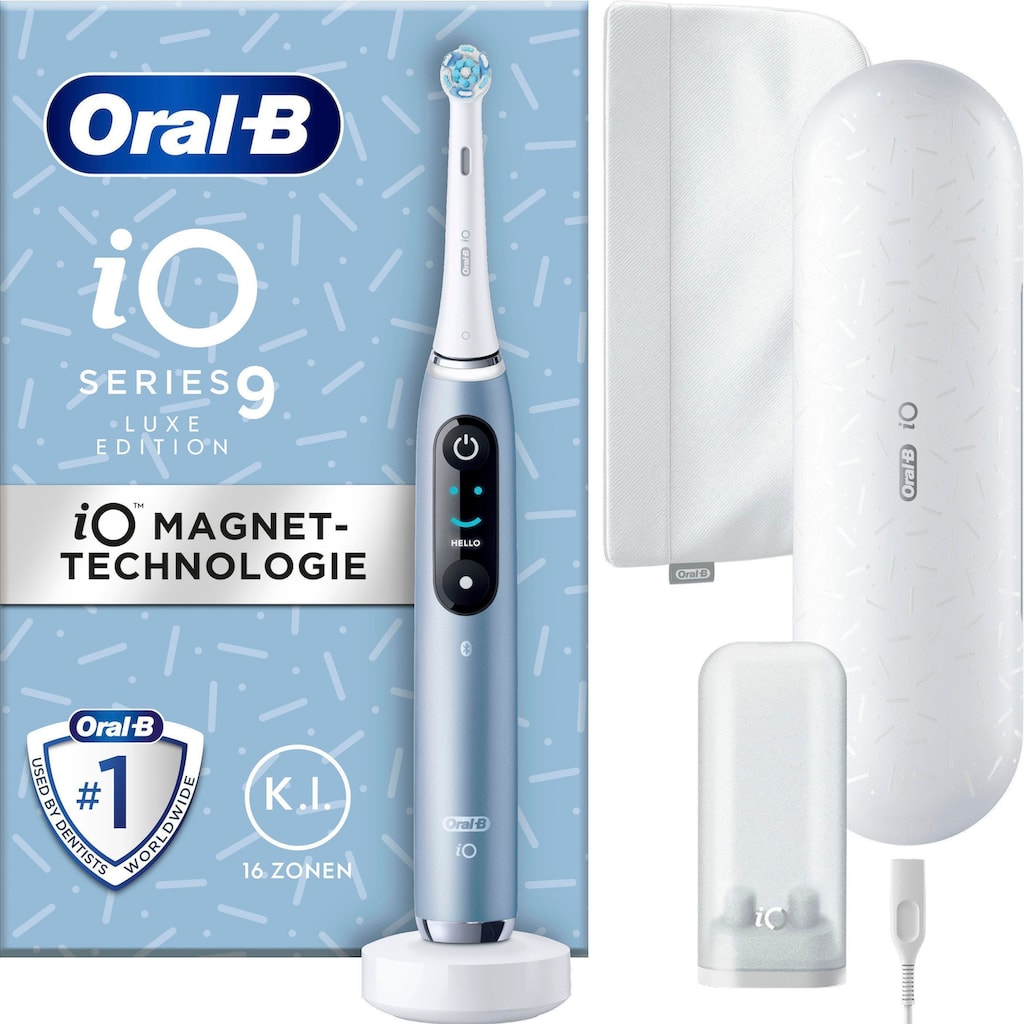 Oral-B Elektrische Zahnbürste »iO 9 Luxe Edition«, 1 St. Aufsteckbürsten