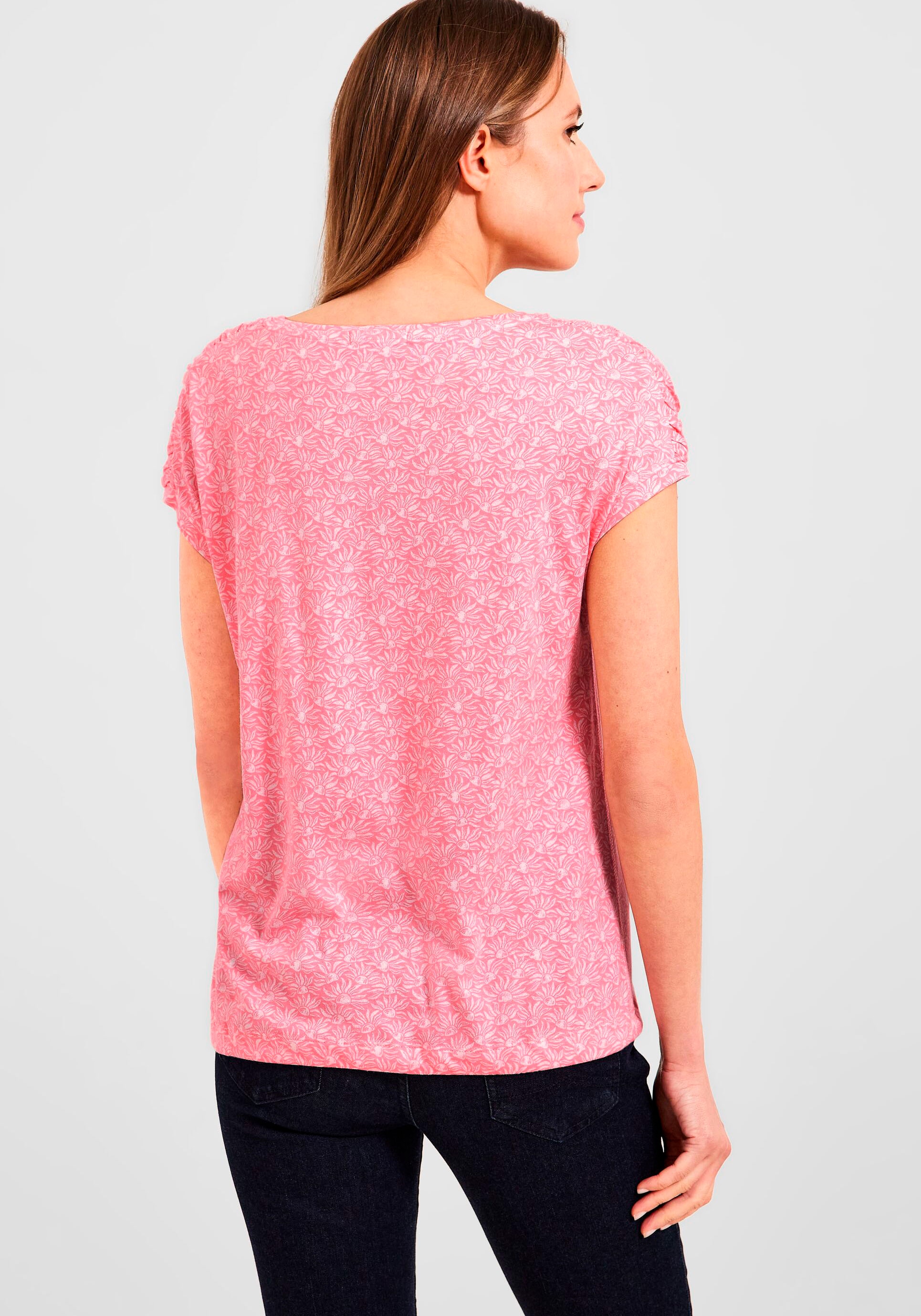 Cecil T-Shirt, mit Raffungen den Schultern an kaufen online