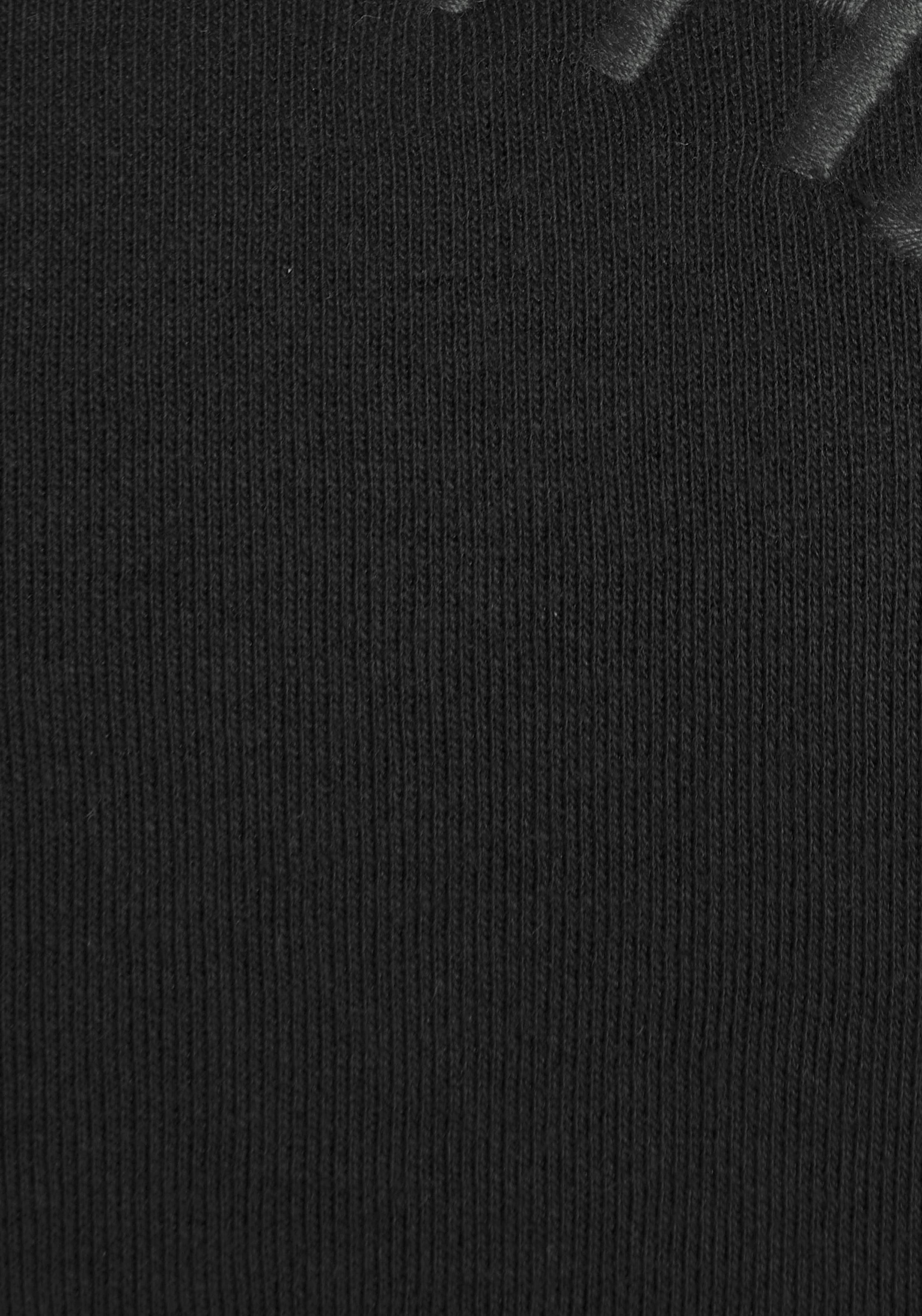 Bench. Loungewear Sweatshirt, mit runder Logostickerei, Loungwear