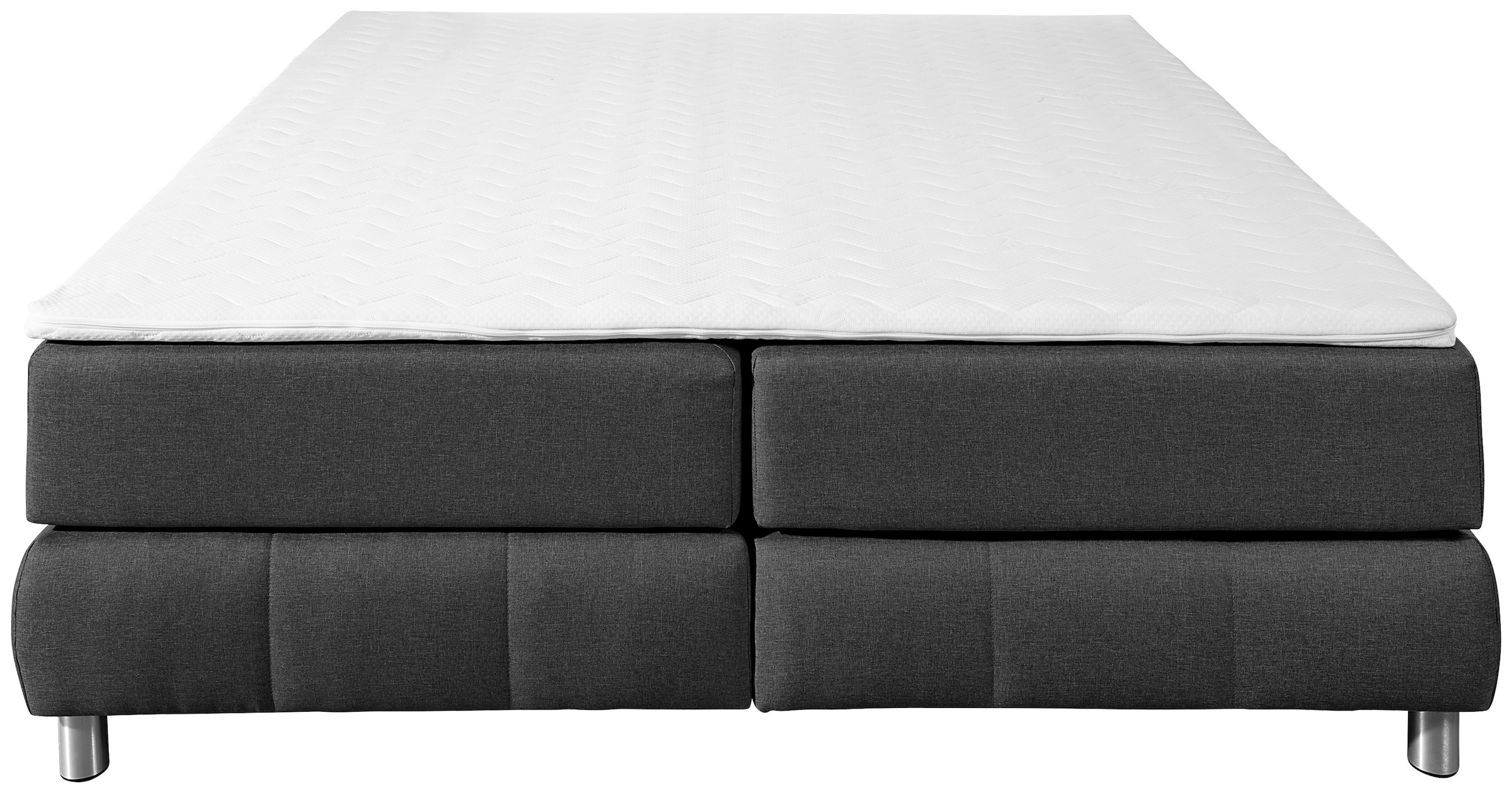 3. Bild von andas Boxspringbett »Salo«, Ohne Kopfteil, inkl. Topper, auch in Überlänge 220 cm