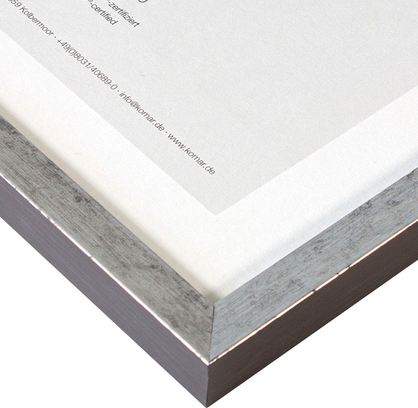 Komar Bilderrahmen »Stone«, Echtholzrahmen mit hochtransparentem Acrylglas