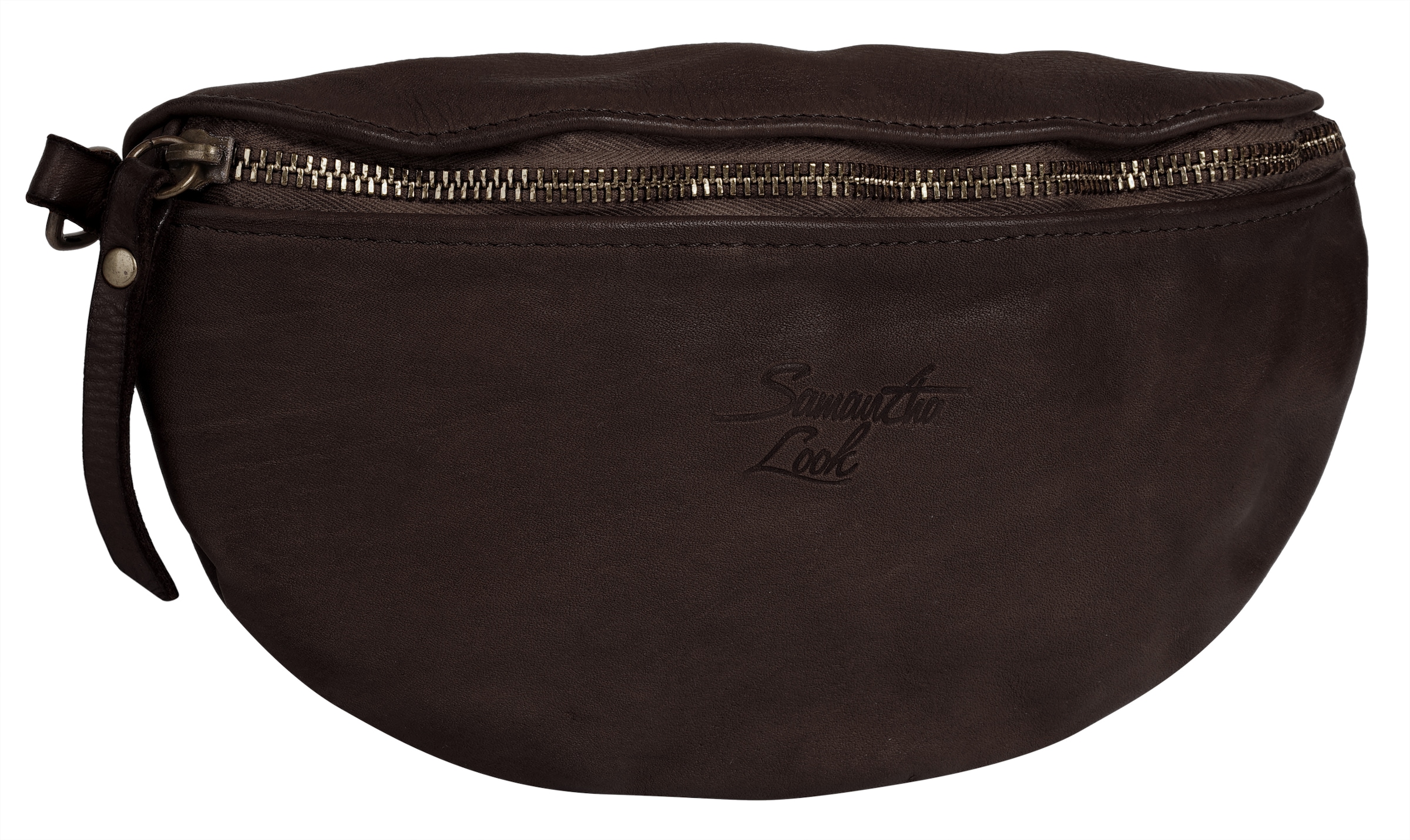 Samantha Look Umhängetasche echt Leder, Made in Italy