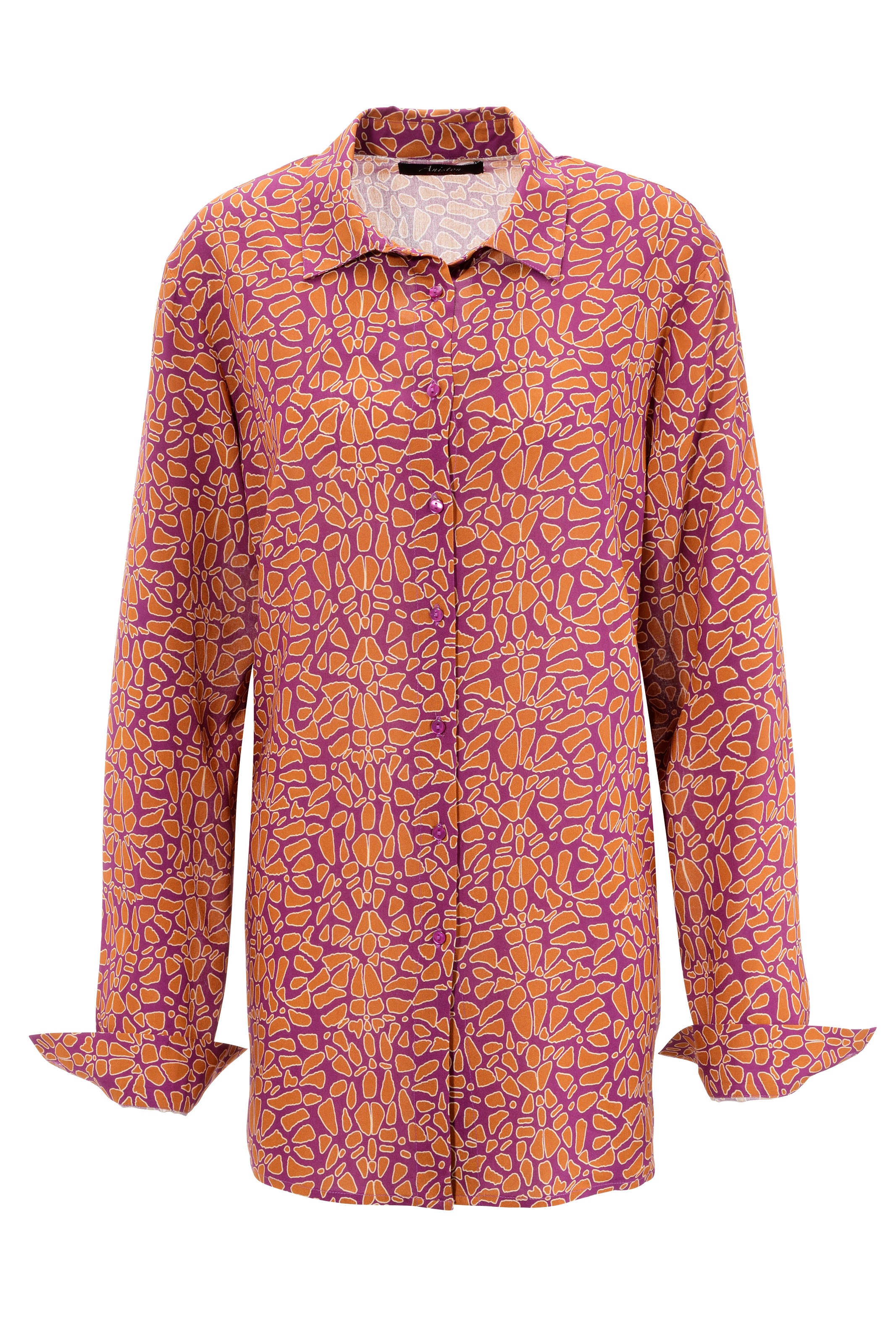 Aniston CASUAL Hemdbluse, mit trendfarbenem, graphischem Druck online  kaufen