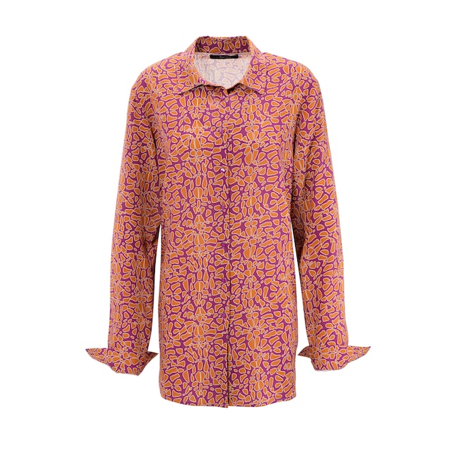 Aniston CASUAL Hemdbluse, mit trendfarbenem, graphischem Druck online  kaufen