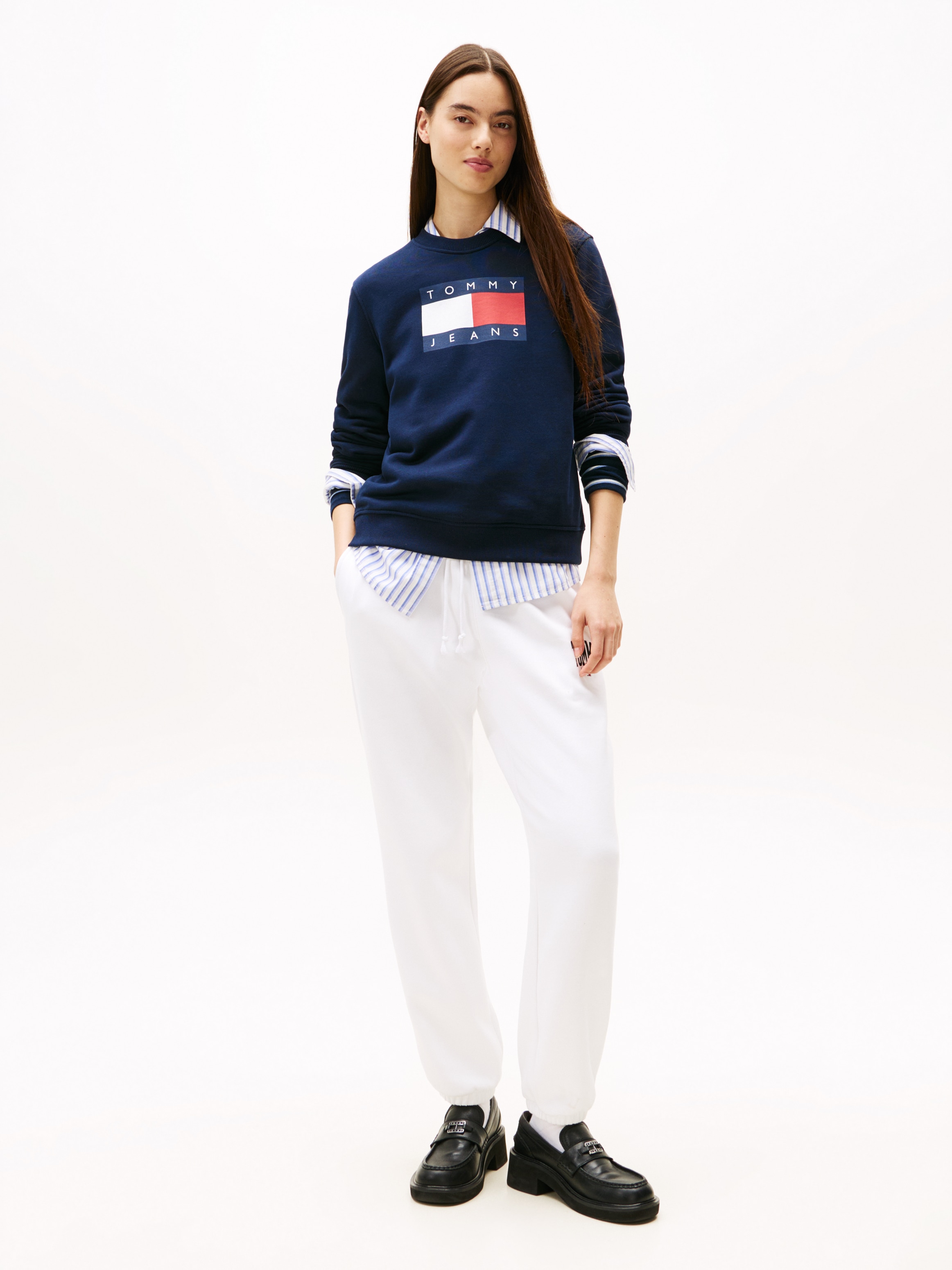 Tommy Jeans Sweatshirt »TJW REG TJ FLAG CREW«
