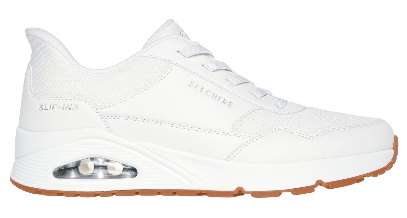 Skechers Slip-On Sneaker »UNO-SIMPLIFIED SLIP-IN«, Schnürschuh, Retro Sneaker, Freizeitschuh mit Slip-Ins Technologie