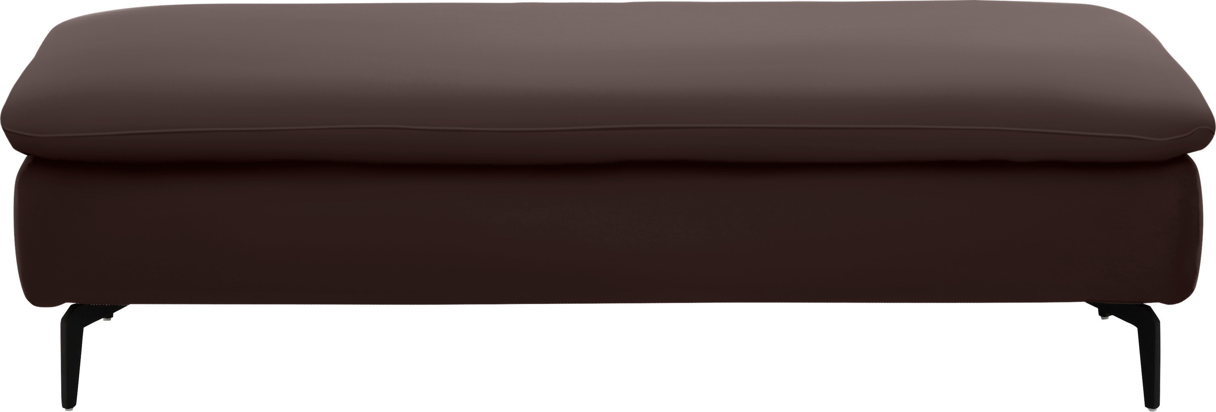 W.SCHILLIG Ecksofa »valentinoo, Designsofa, bequem, elegant und zeitlos, L-Form«, (Set), inklusive Hocker, mit Sitztiefenverstellung, Breite 299 cm