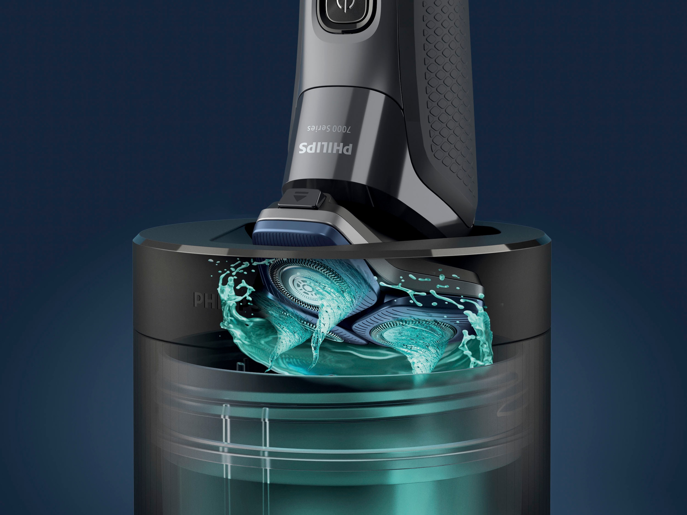 Philips Rasierer-Reinigungsstation »Quick Clean Pod QCP10/01«, Tiefenreinigung in nur 1 Minute