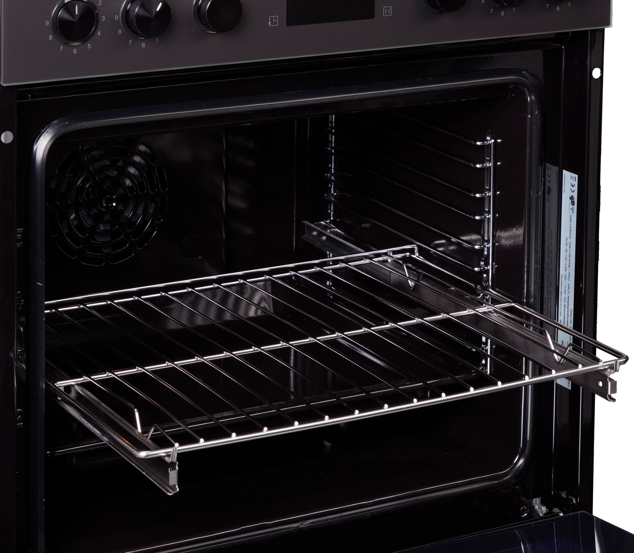 Hanseatic Induktions Herd-Set »HBCO7210A1MB+HI46074C« Mattes Herd-Set: modern, edel, pflegeleicht