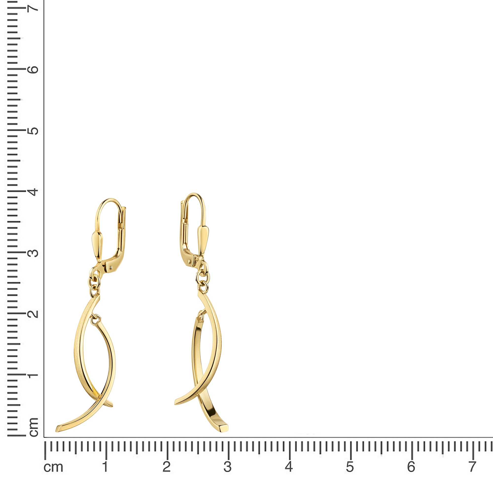 Firetti Paar Ohrhänger »Schmuck Geschenk Gold 333 Ohrschmuck Ohrringe«