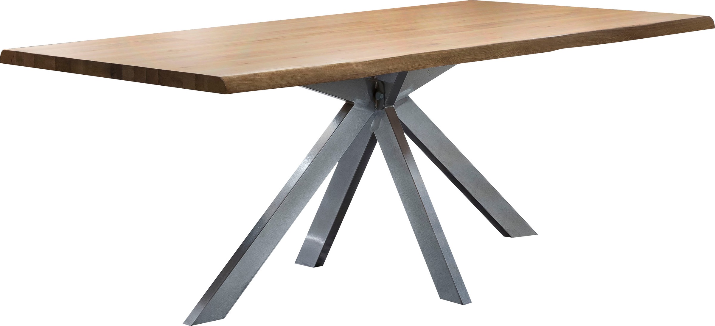 Home affaire Esstisch »Tristan natur« mit echter Baumkante günstig online kaufen