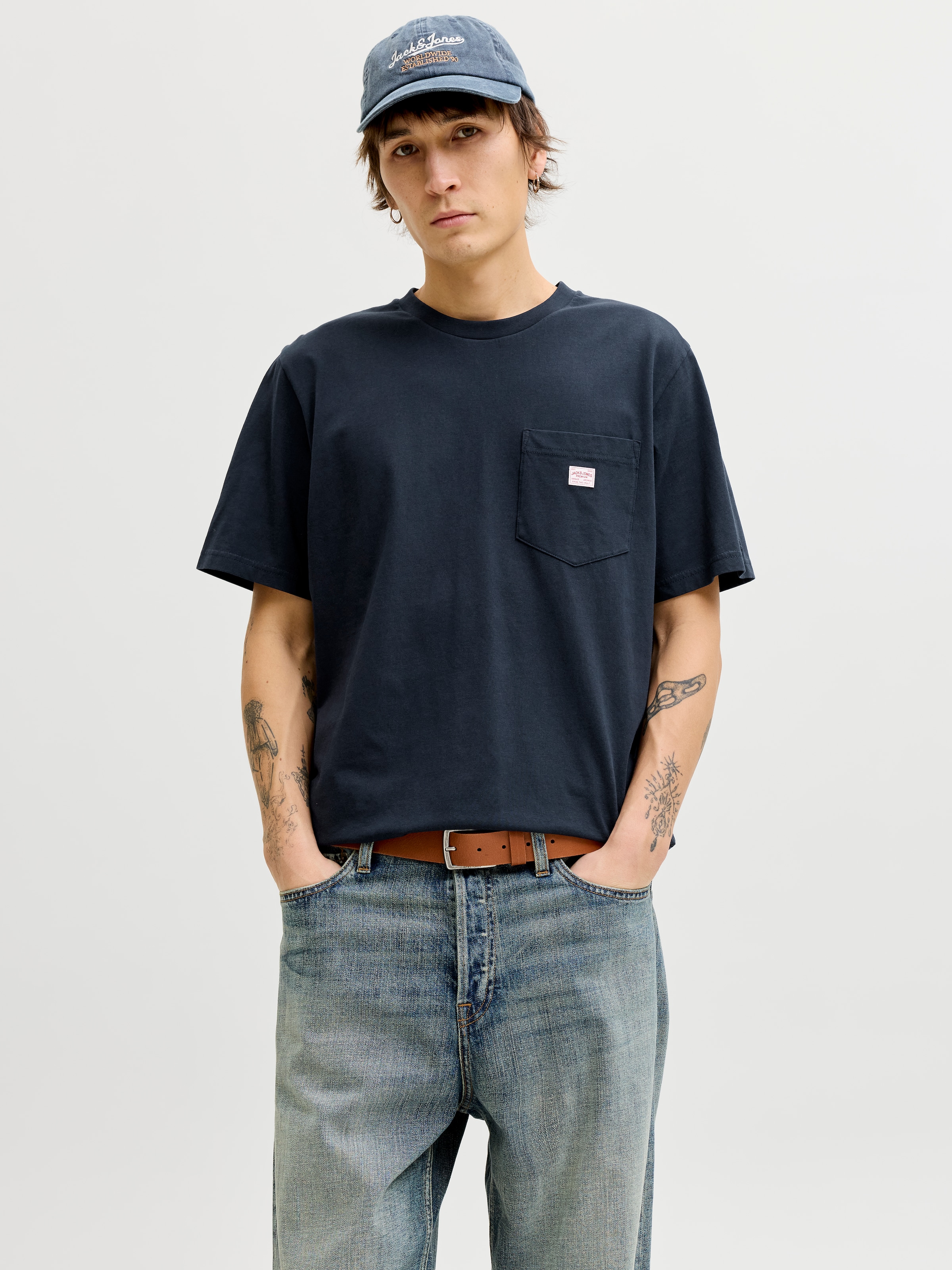 Jack & Jones Kurzarmshirt »JPRBLUCALEB SS TEE SN«