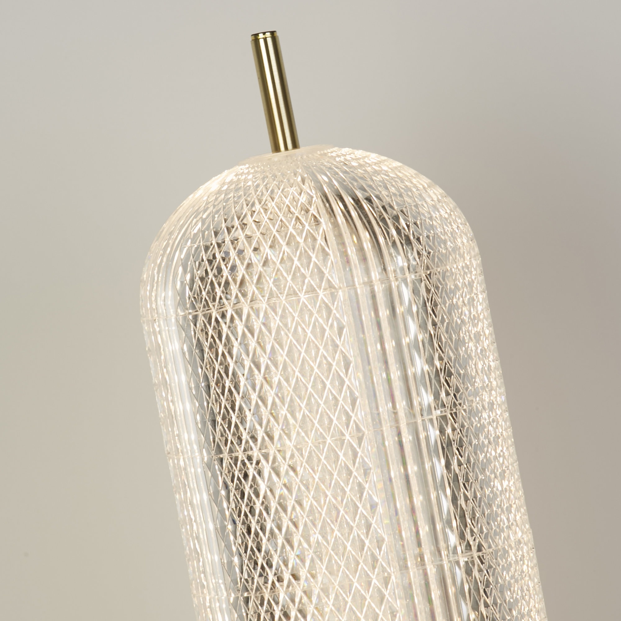 Searchlight LED Tischleuchte »Kapsel-LED-Tischleuchte, Satiniertes Messing & Acryl« LED-Modul 1 Stk.