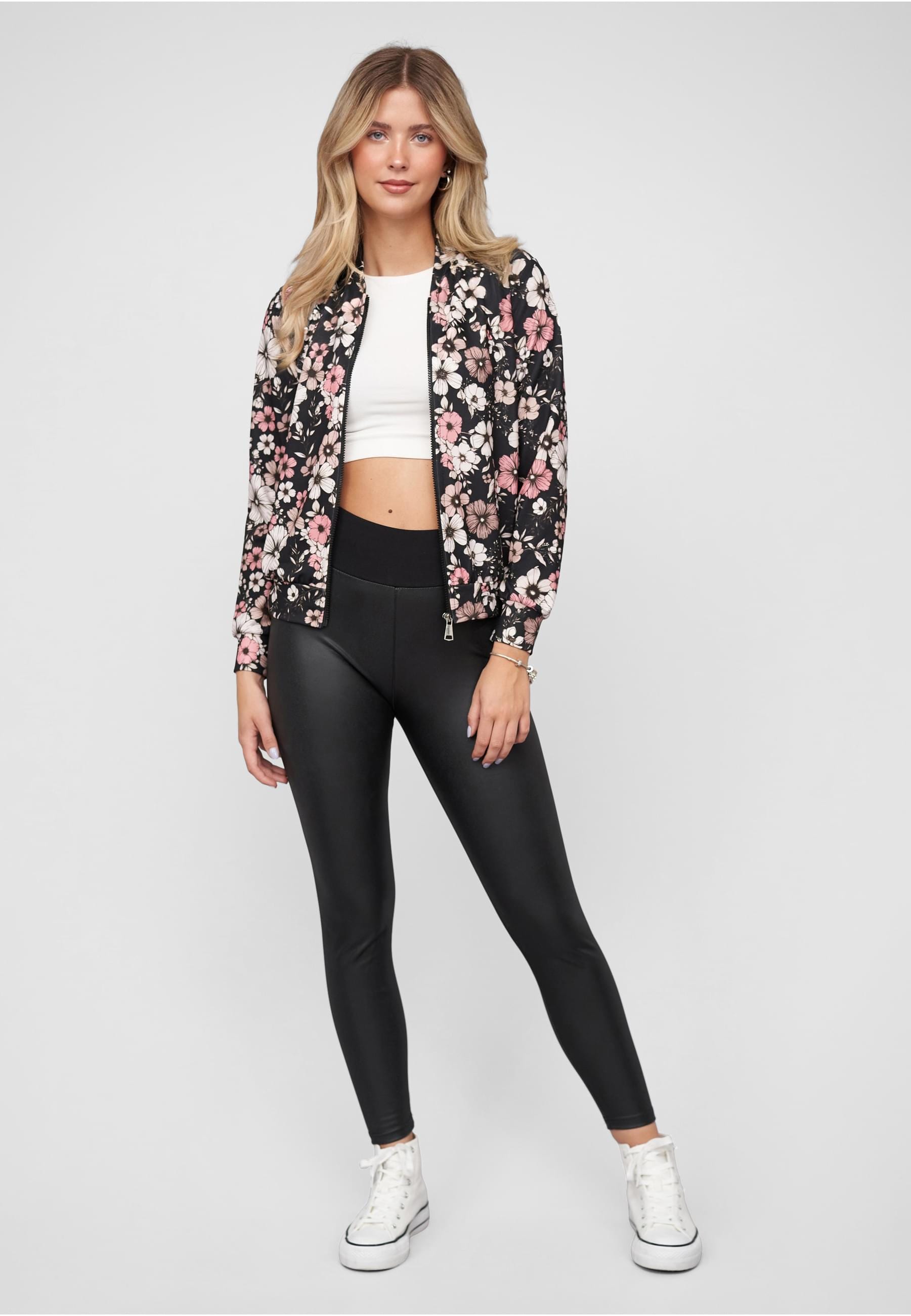 CLOUD 5IVE Klassische Bluse »CLOUD 5IVE Blouson with All-Over Flower Print«
