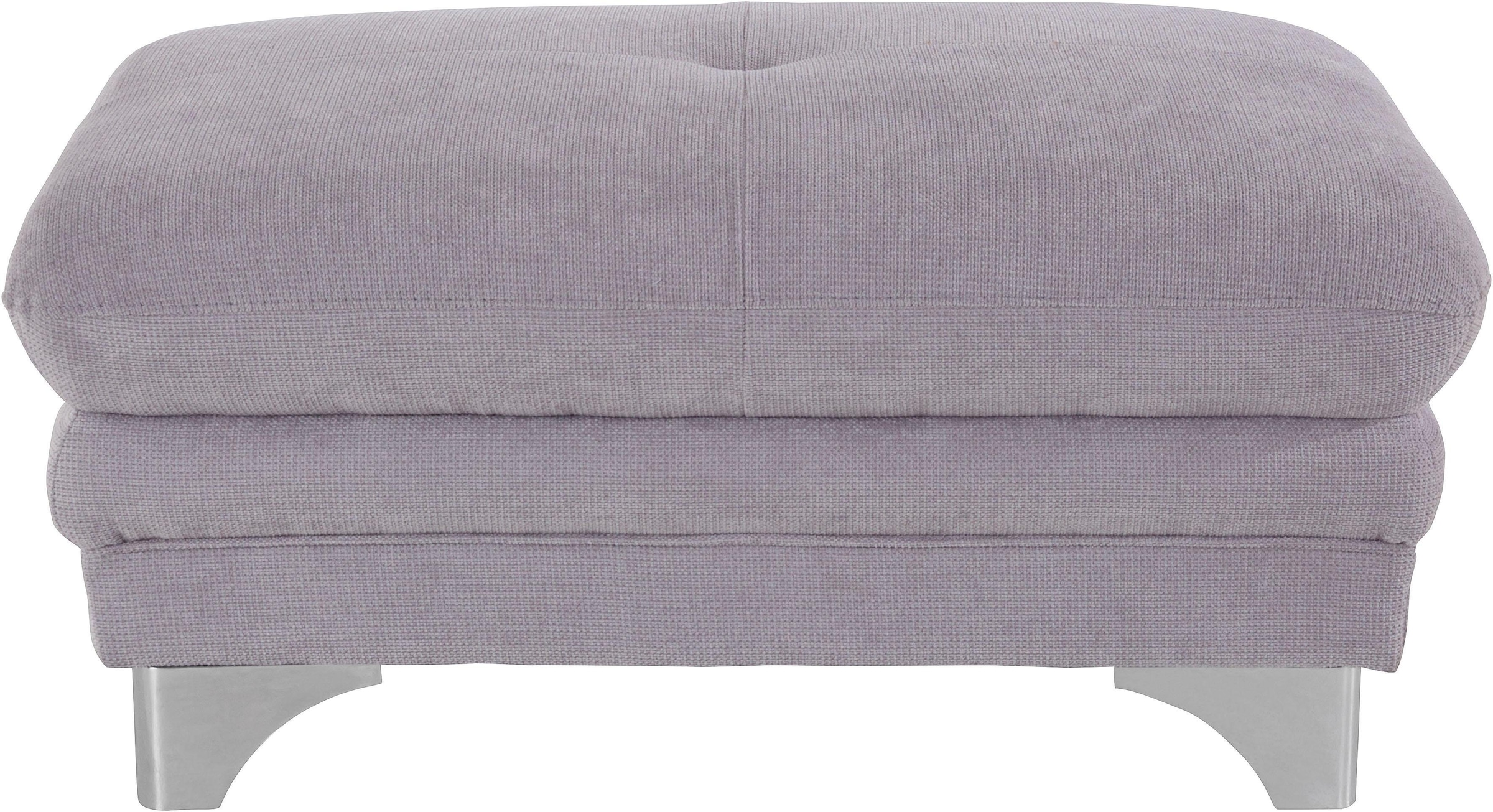 COTTA Polstergarnitur »Enterprise«, (Set), Set bestehend aus: 2-Sitzer mit Kopfteilverstellung & Hocker