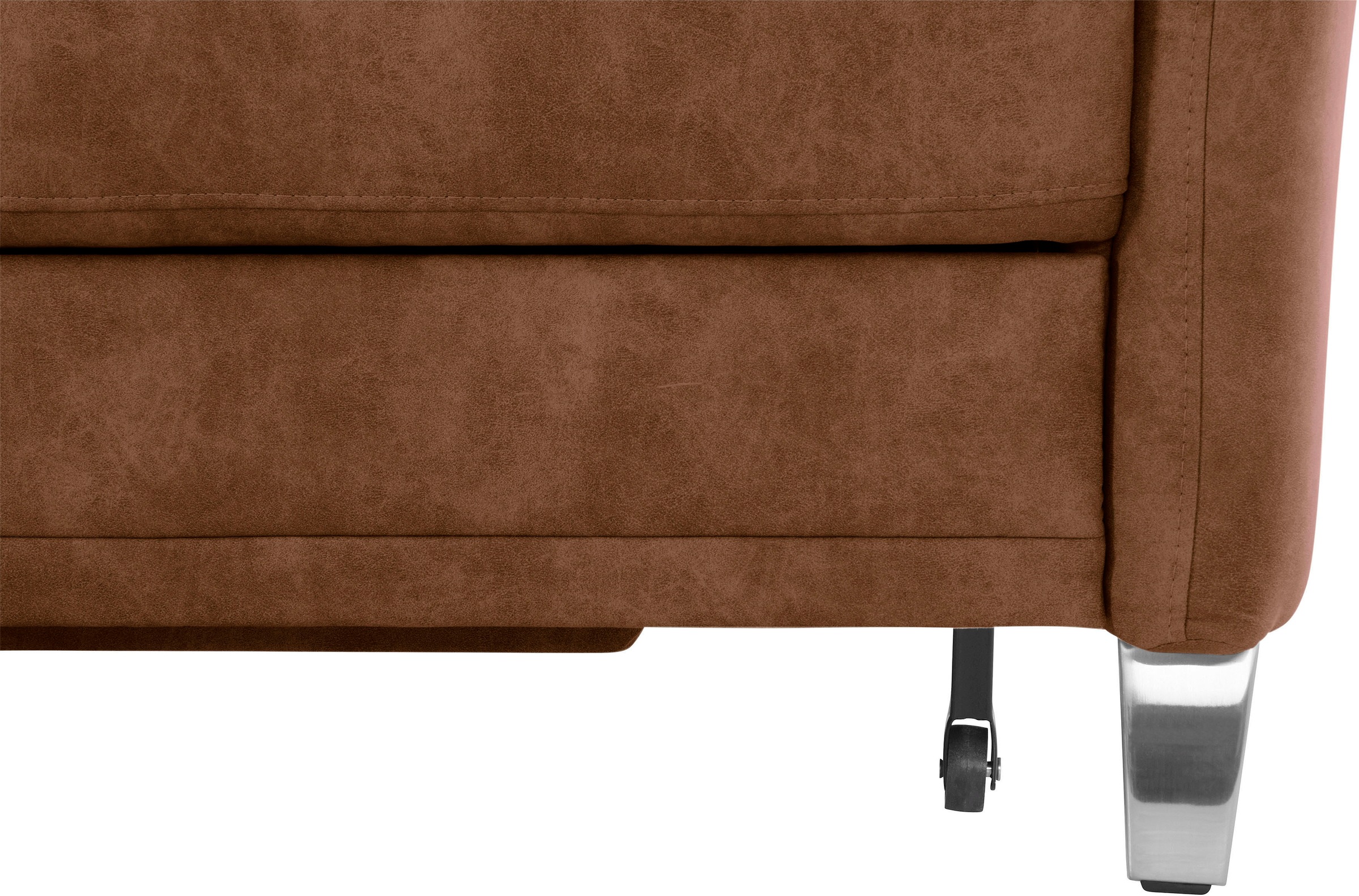 sit&more Ecksofa »Clio L-Form«, wahlweise mit Bettfunktion und Bettkasten, inklusive Federkern