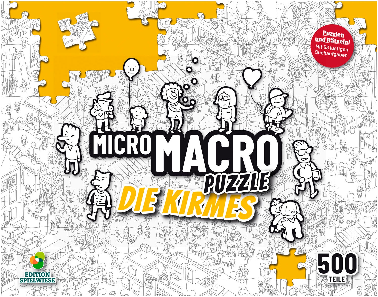 EDITION SPIELWIESE Puzzle »MicroMacro Puzzle: Die Kirmes«, Made in Germany