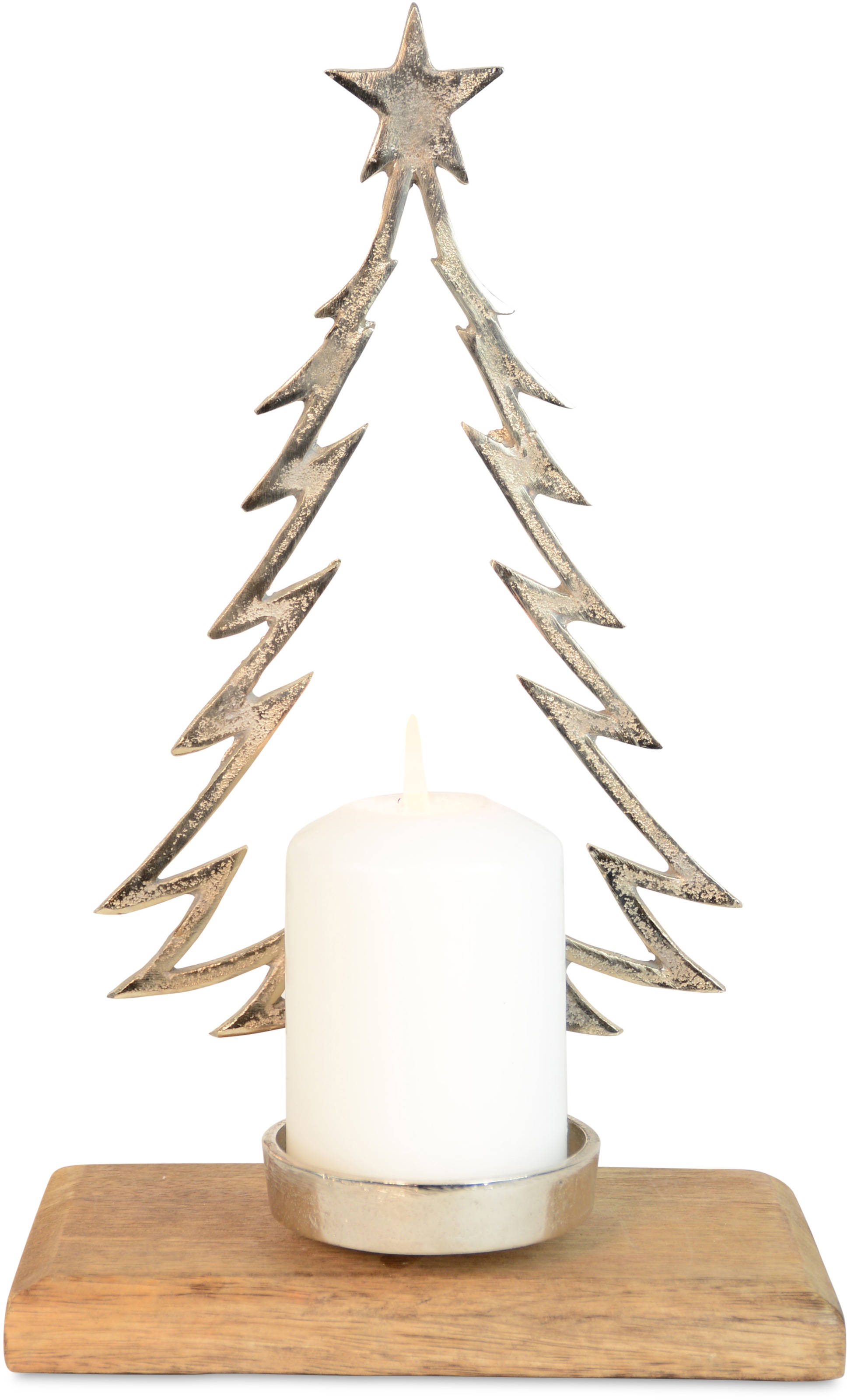 RIFFELMACHER & WEINBERGER Kerzenhalter »Weihnachtsdeko«, (1 St.), Höhe ca. 32 cm,... kaufen