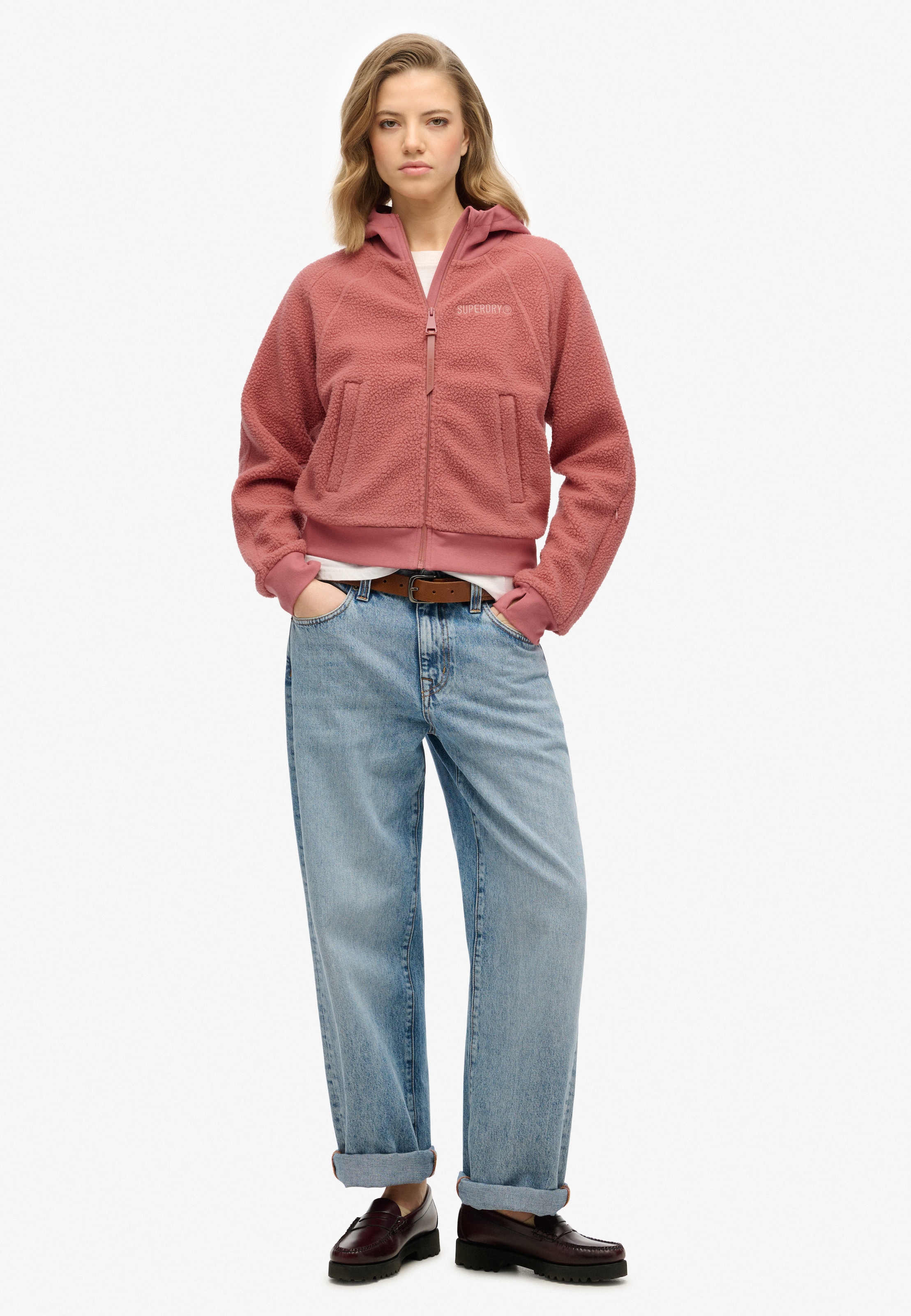 Superdry Kapuzensweatjacke »ACTIVE TECH FLEECE FULL ZH«