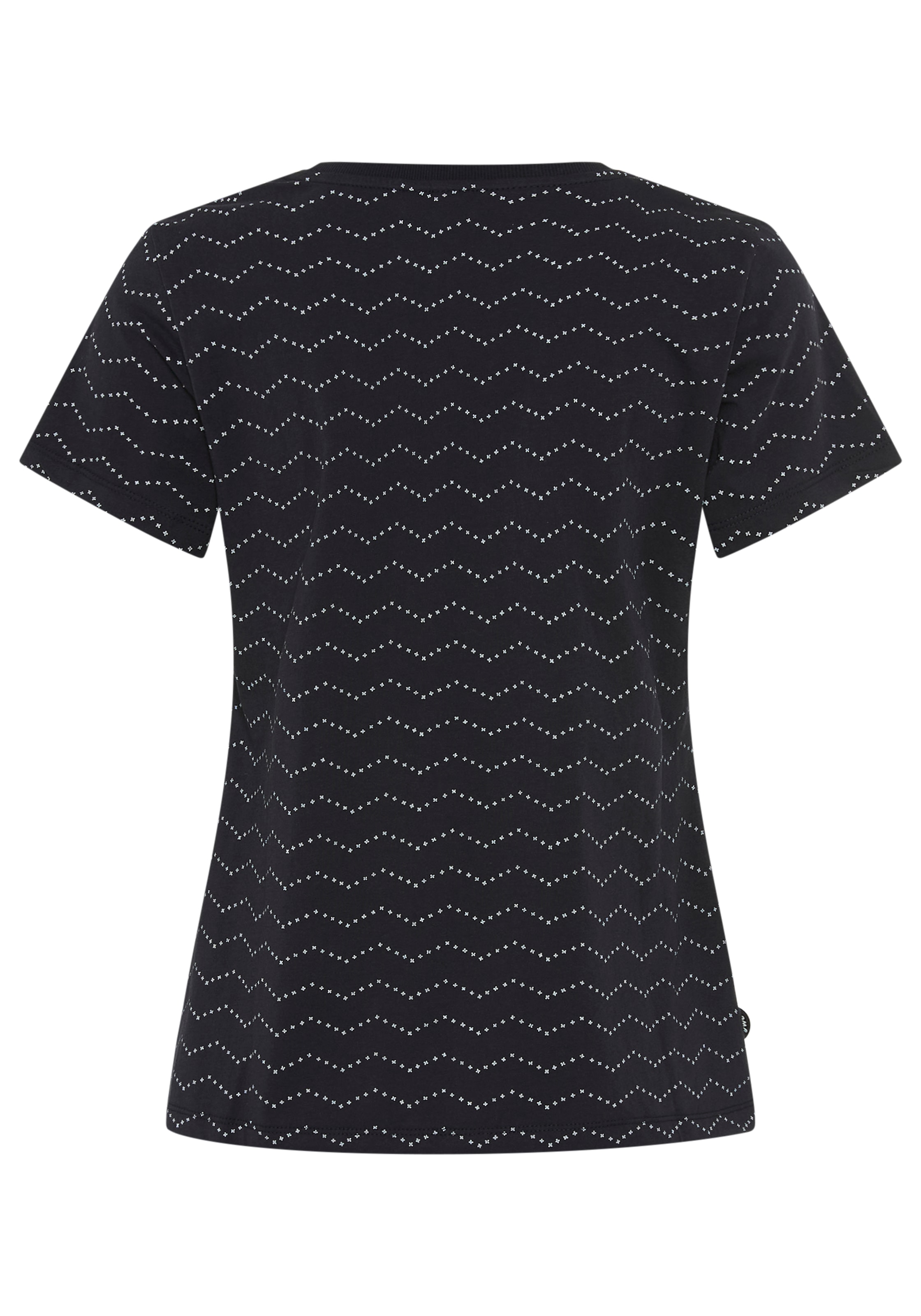 Ragwear Kurzarmshirt »MINTTA ZIG ZAG O« mit Logoschriftzug