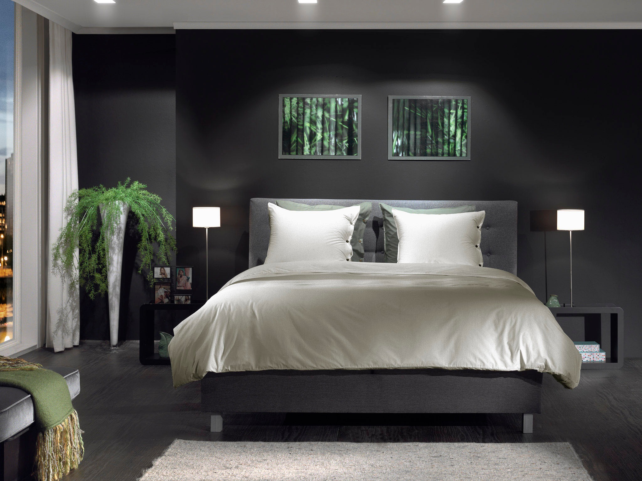 YELLOW Bettwäsche »Percale« 2 Stk. Uni Design, 100% Baumwolle ab 135x200 cm.