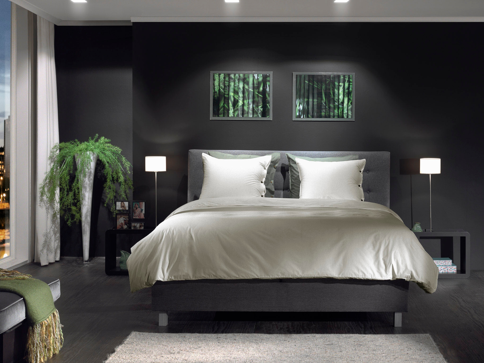 YELLOW Bettwäsche »Percale« 2 Stk. tlg. Uni Design, 100% Baumwolle ab 135x2 günstig online kaufen