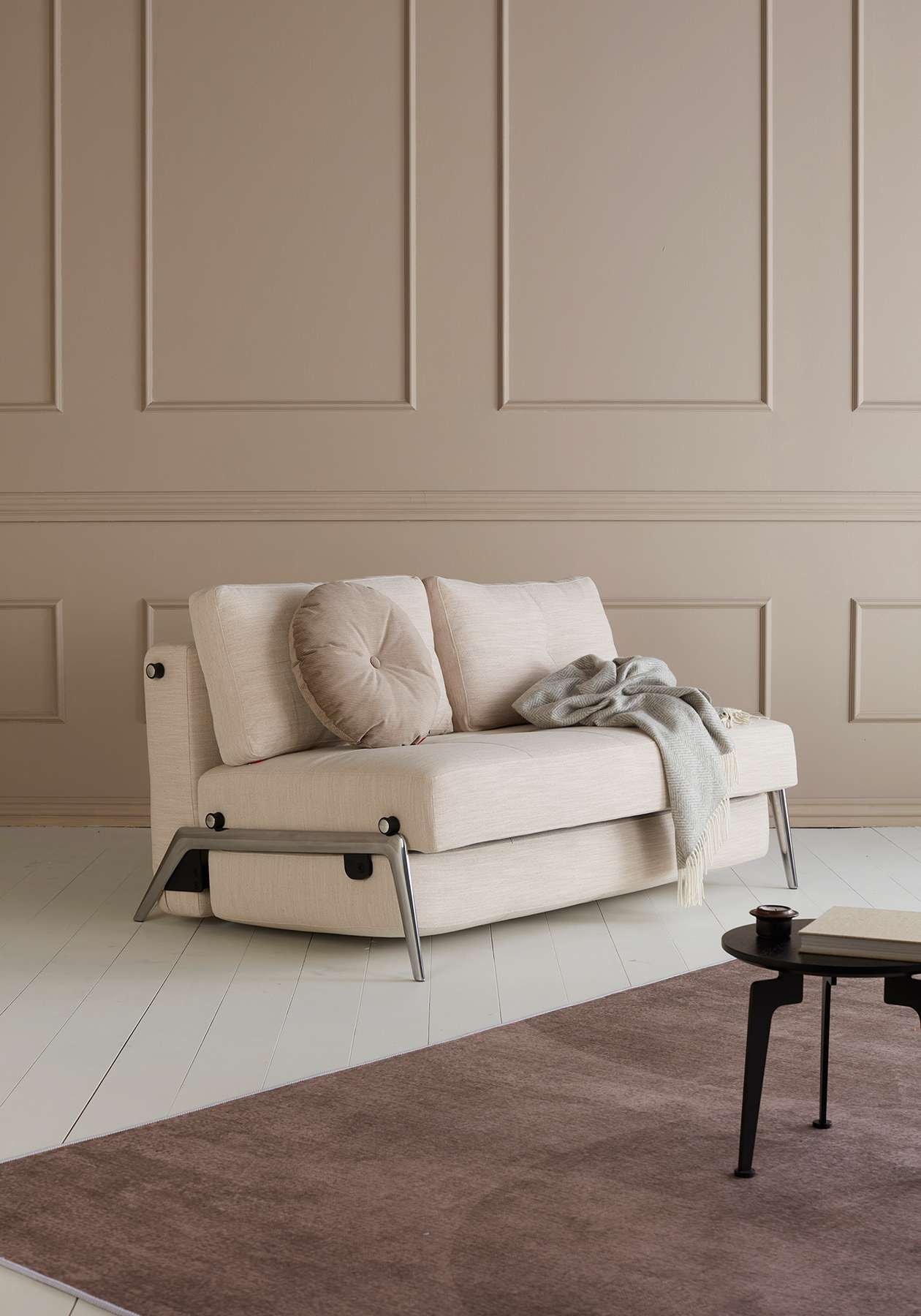 INNOVATION LIVING ™ Schlafsofa »Cubed Klappsofa, hochwertige Schlaffunktion, Design und extra Komfort«, Frontauszug, sehr platzsparend, abgewinkelt Sitzen, waagerecht liegen