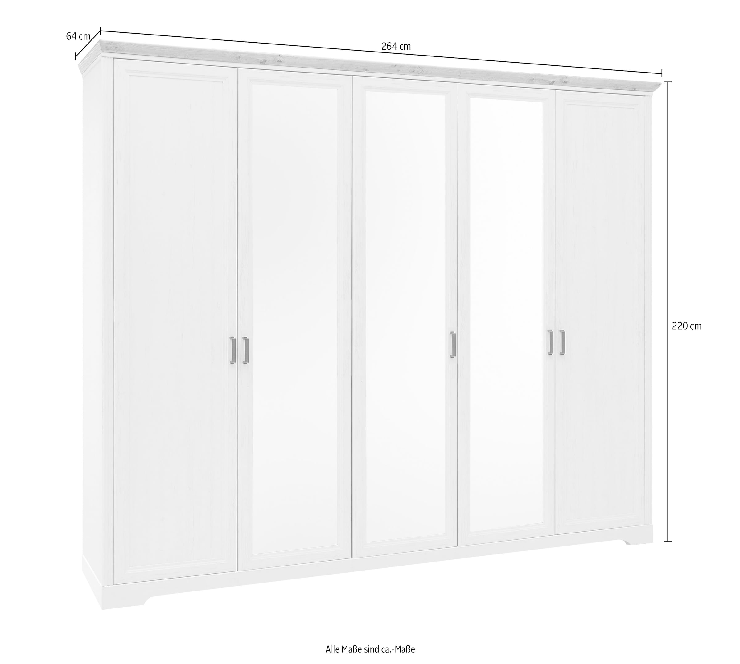 Schlafkontor Kleiderschrank »Jasmin II«, im Landhausstil