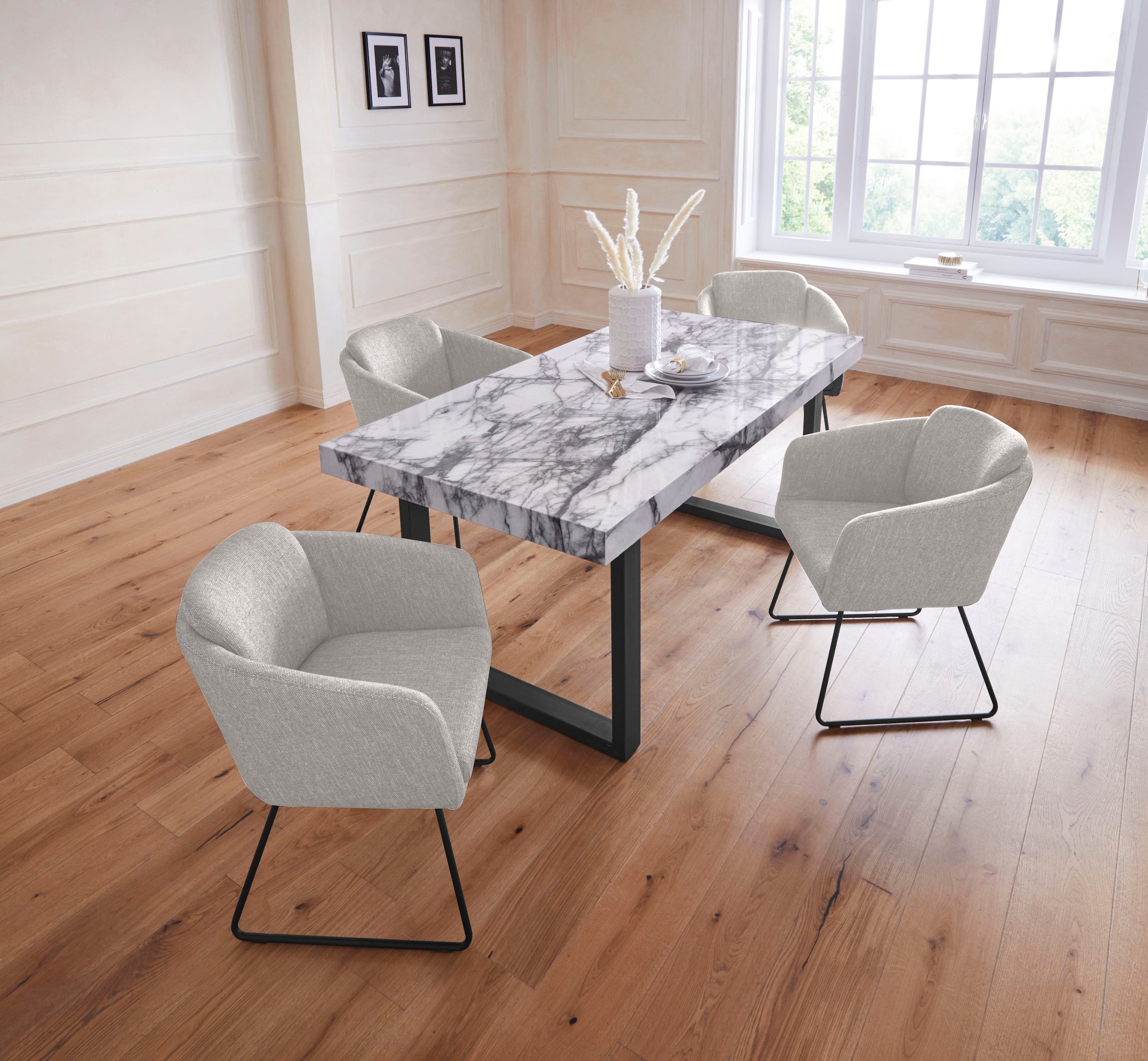 Guido Maria Kretschmer Home&Living Esszimmerstuhl »Spherely«, Struktur, Sitz -und... kaufen